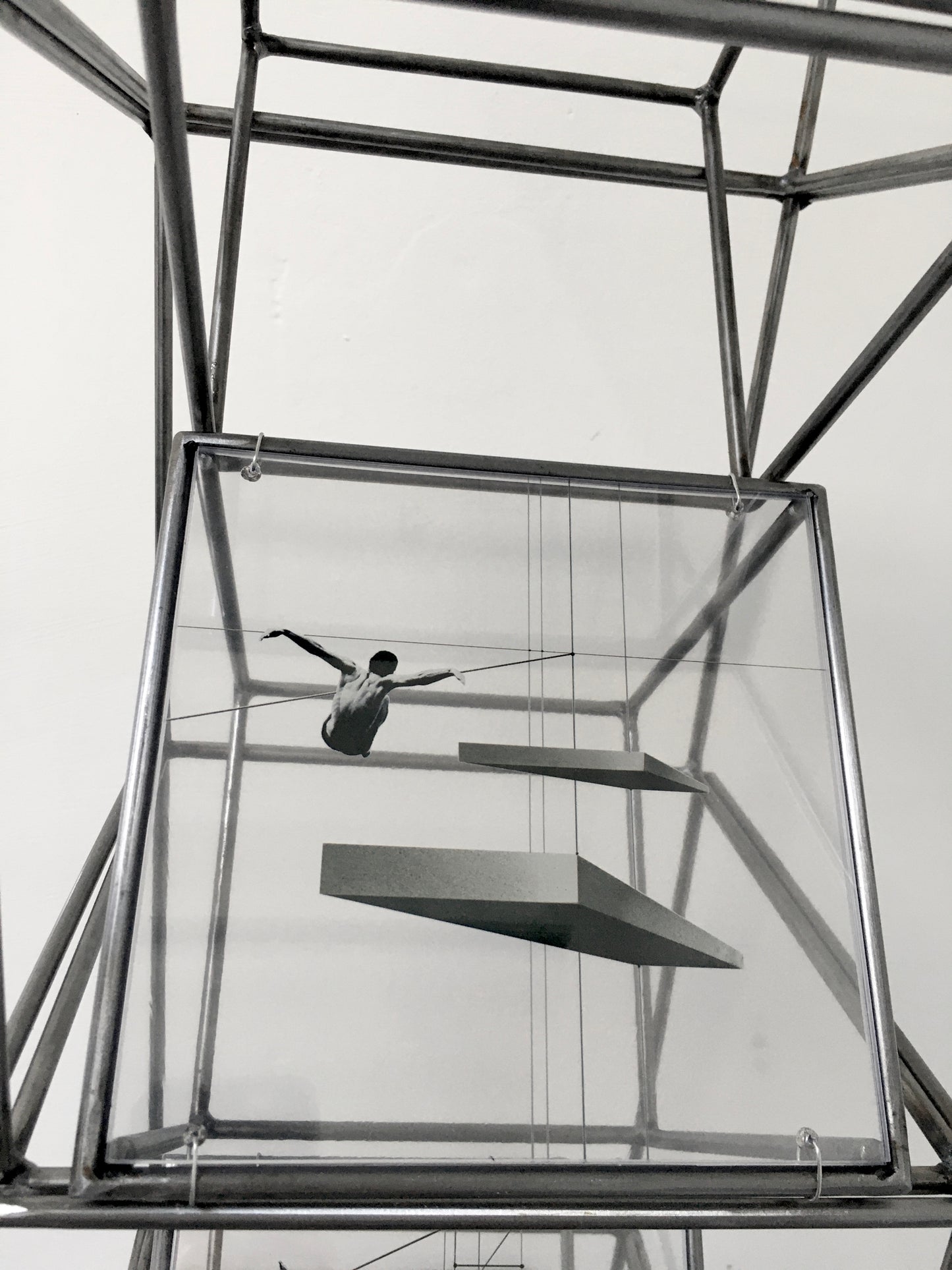 Contemporary sculpture 'The Perfect Recovery' - Unique Art for Home Interior-