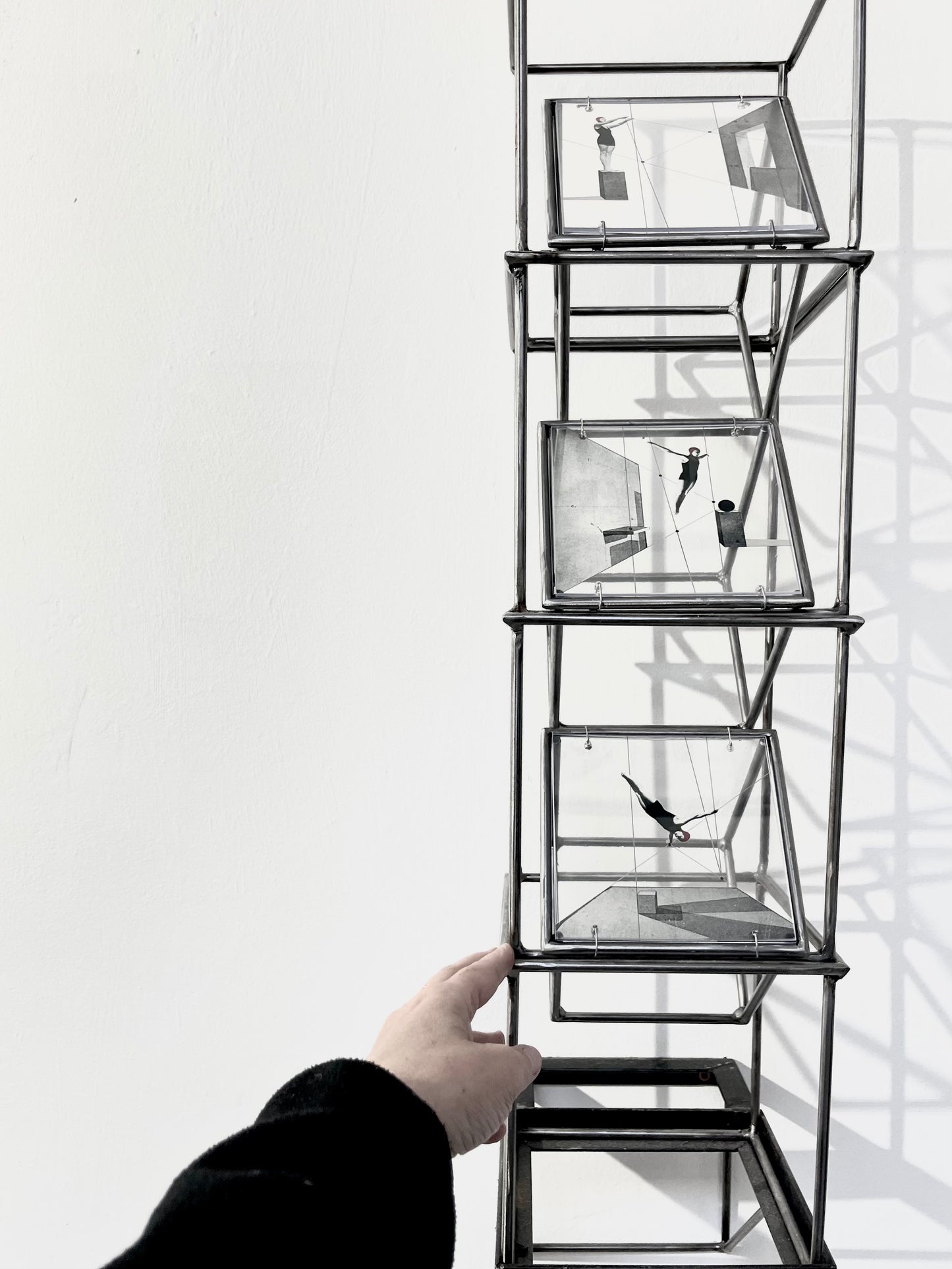 Geometry of a Flight - Tower Metal Sculpture
