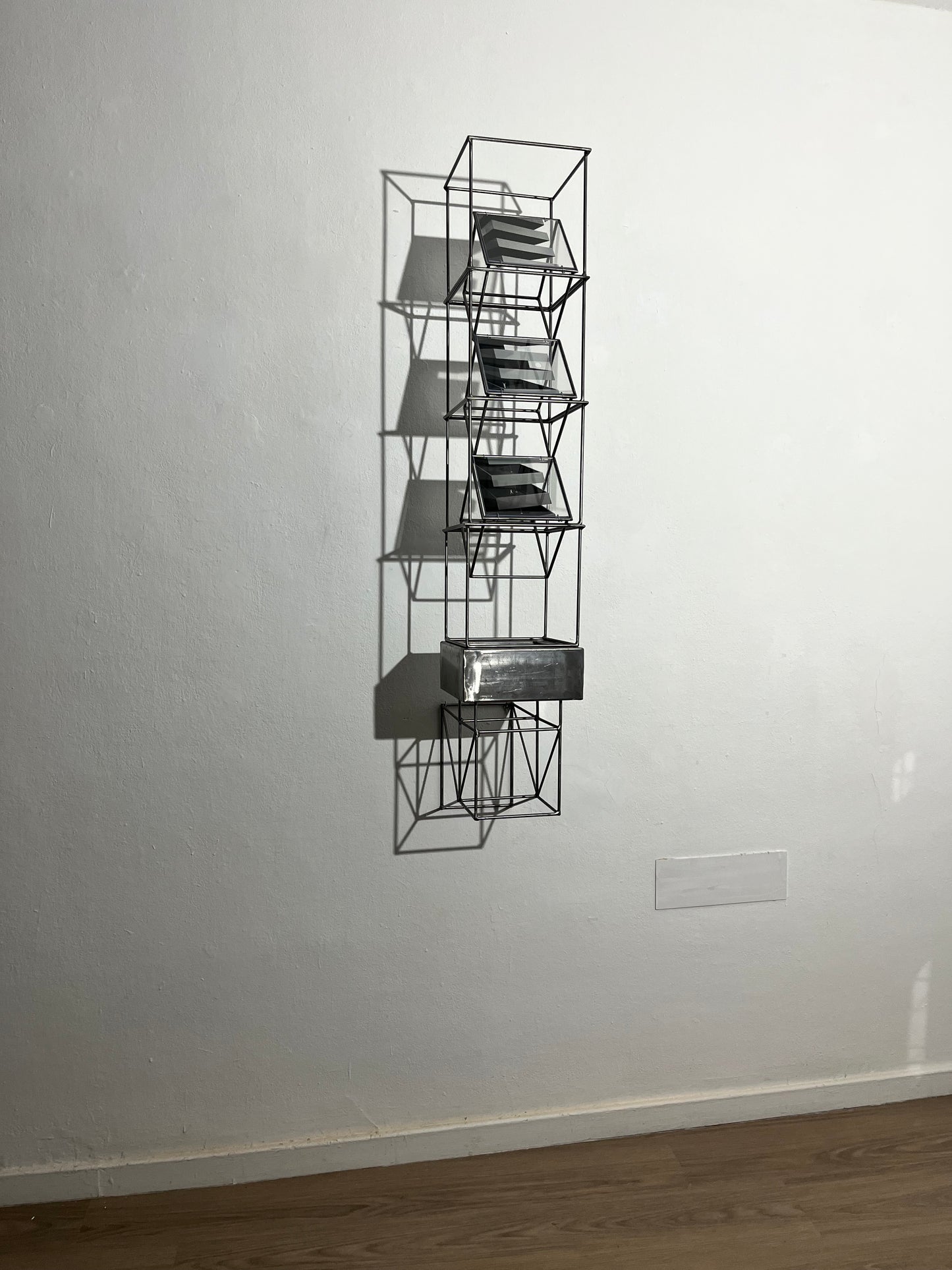 Numbered Limited Edition Wall Sculpture Brutalist Tower – Limited Edition Shadow Sculpture by Furst_Ori Artandshadow
