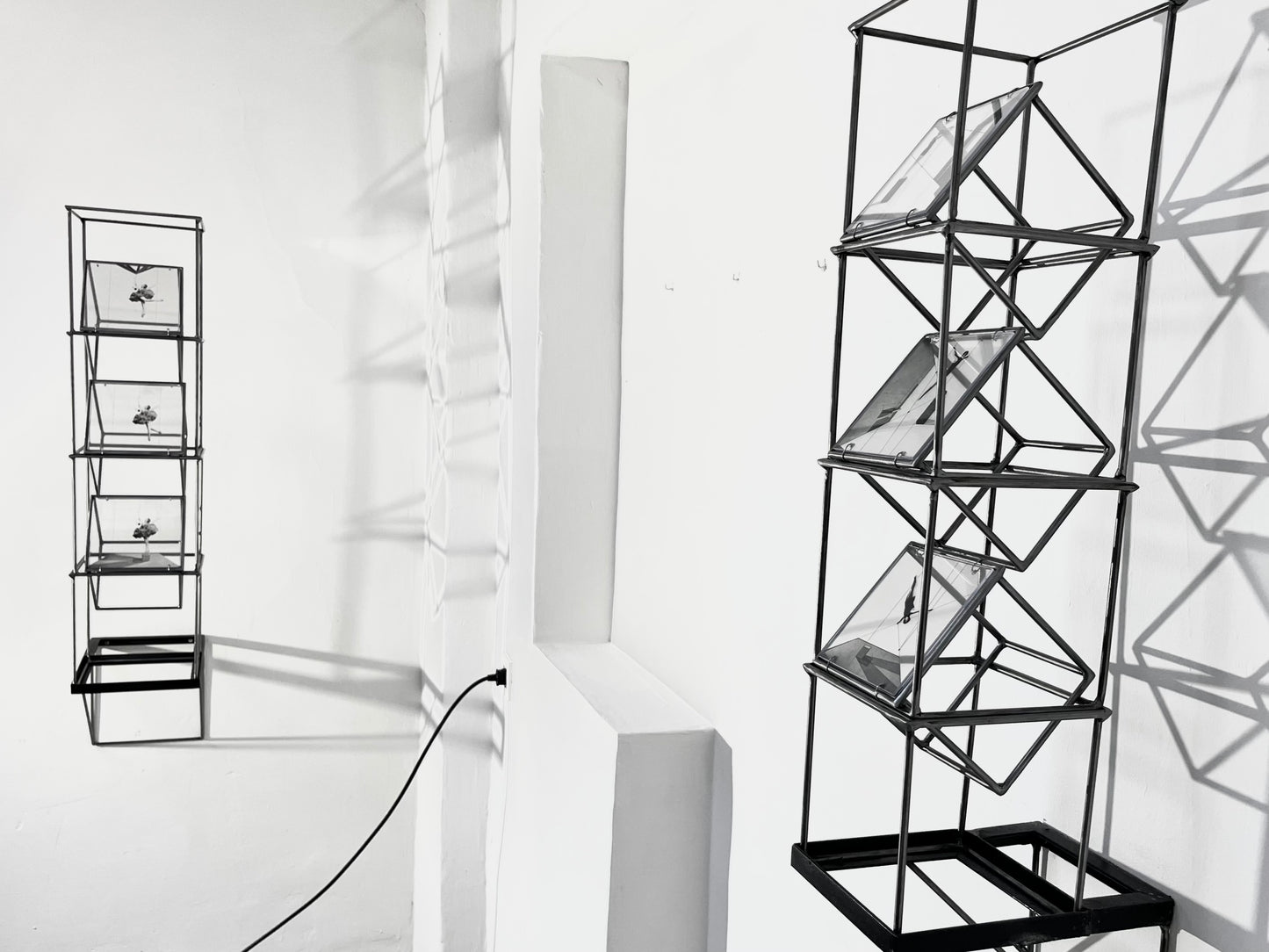 Geometry of a Flight - Tower Metal Sculpture
