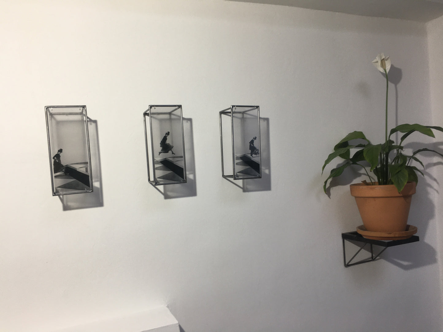 Avoiding the Void, metal wall or desk top sculpture, original interior design