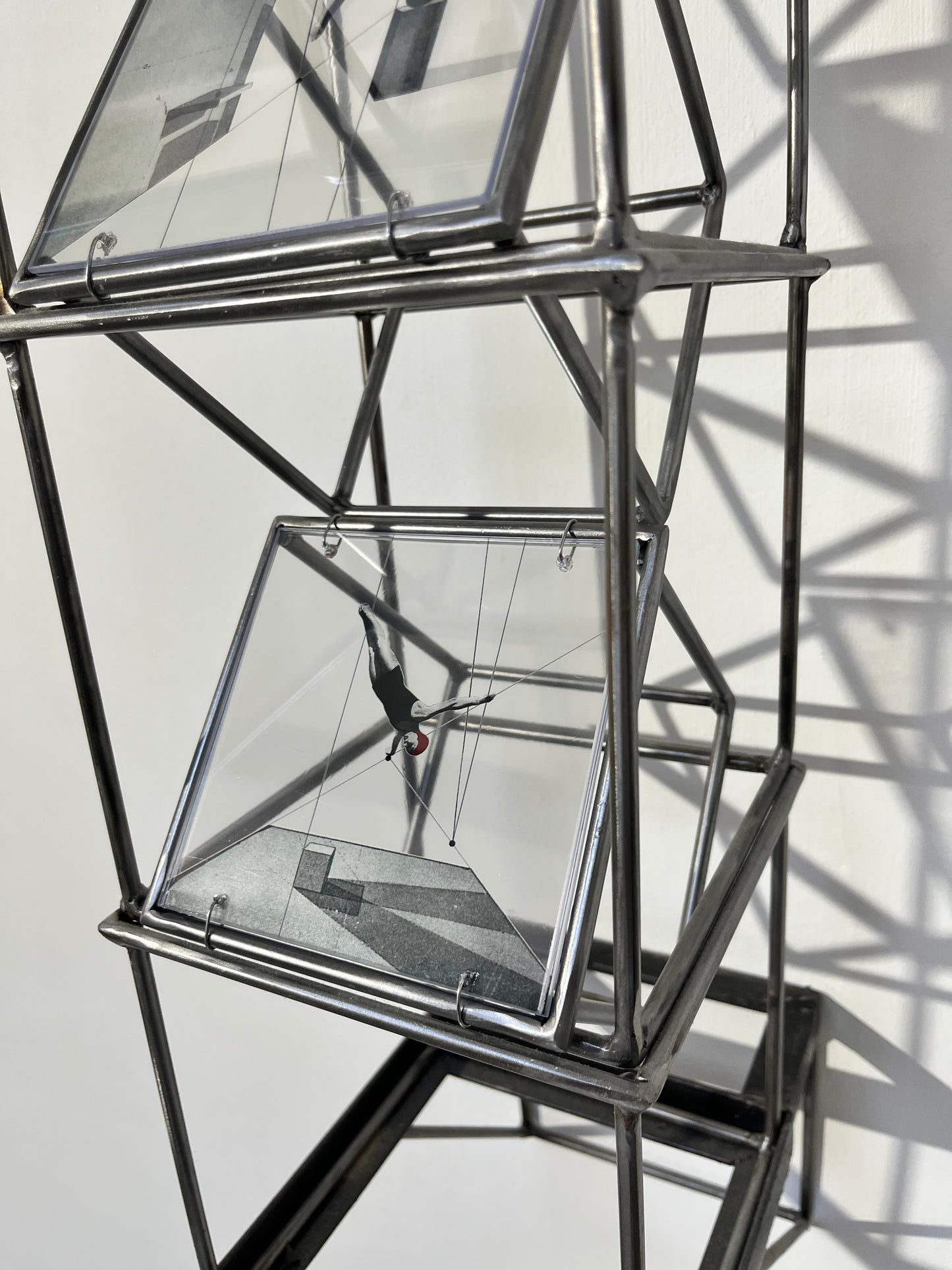Geometry of a Flight - Tower Metal Sculpture