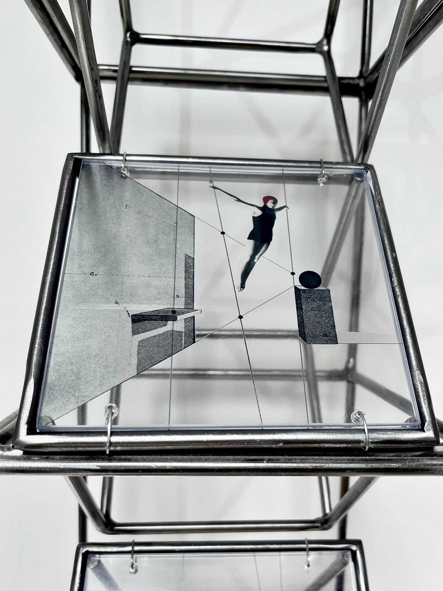 Geometry of a Flight - Tower Metal Sculpture