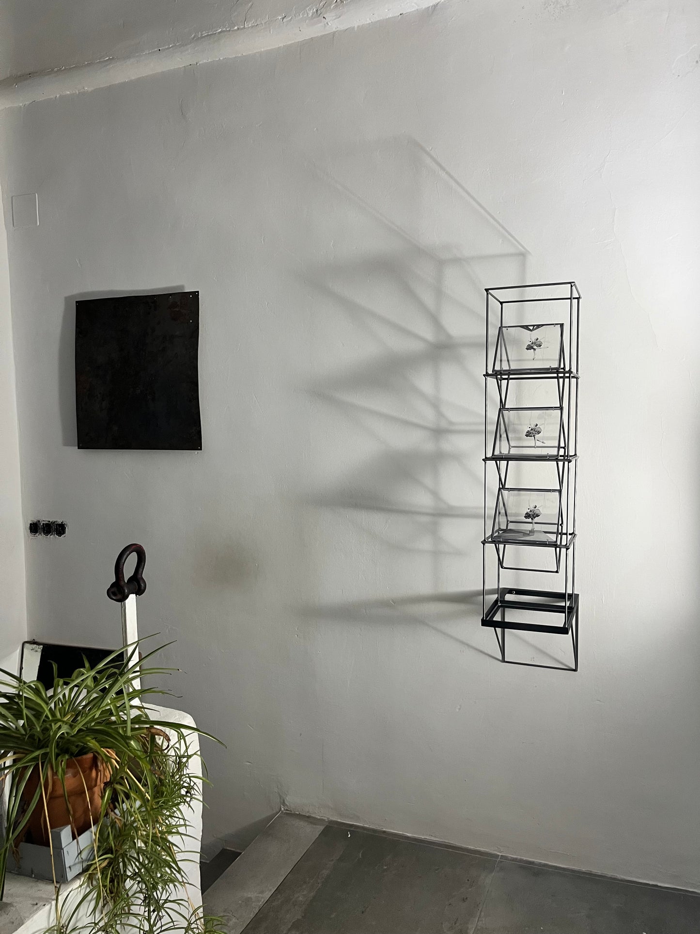 Getting the Point, Ballerina tower, art sculpture handmade from metal