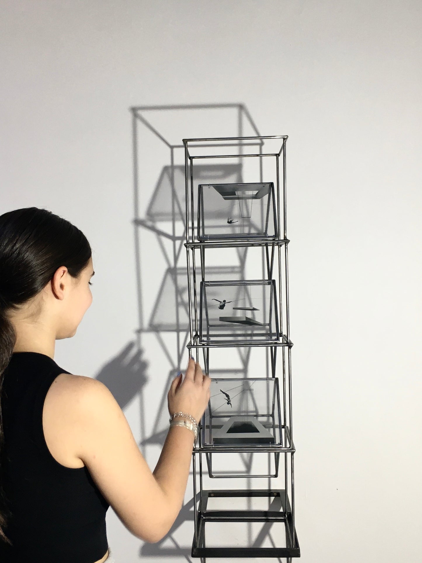 Contemporary sculpture 'The Perfect Recovery' - Unique Art for Home Interior-