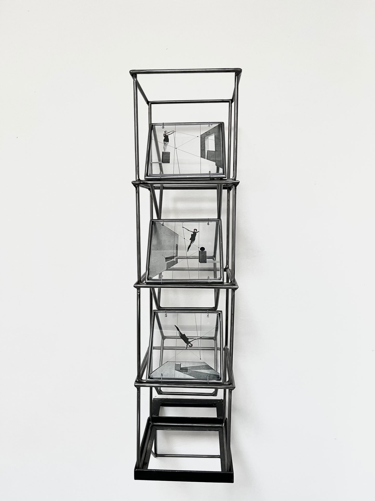 Geometry of a Flight - Tower Metal Sculpture