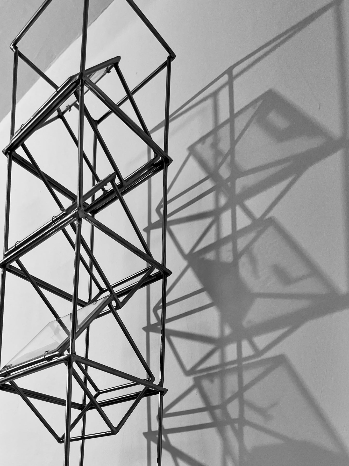 Geometry of a Flight - Tower Metal Sculpture