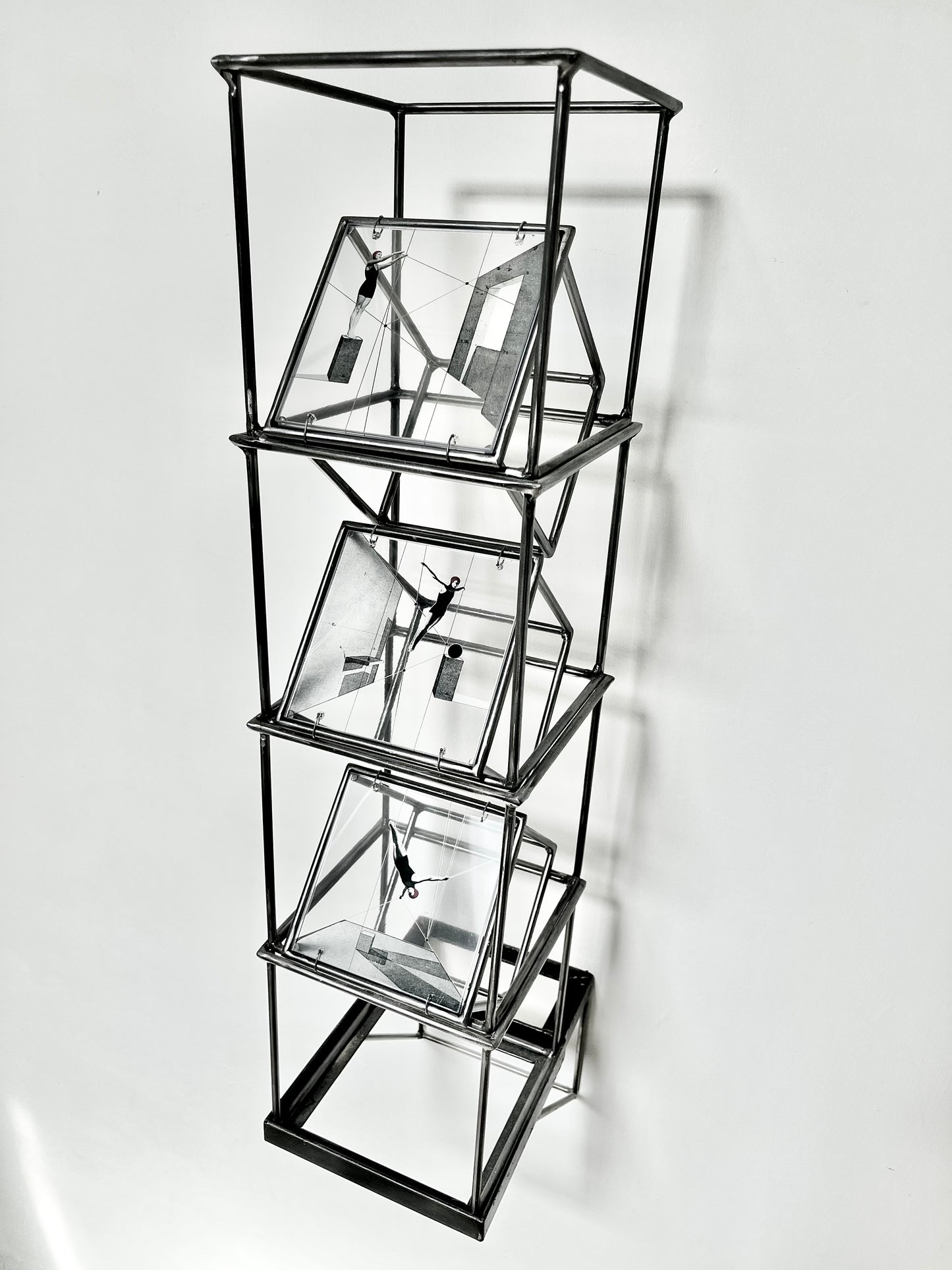 Geometry of a Flight - Tower Metal Sculpture