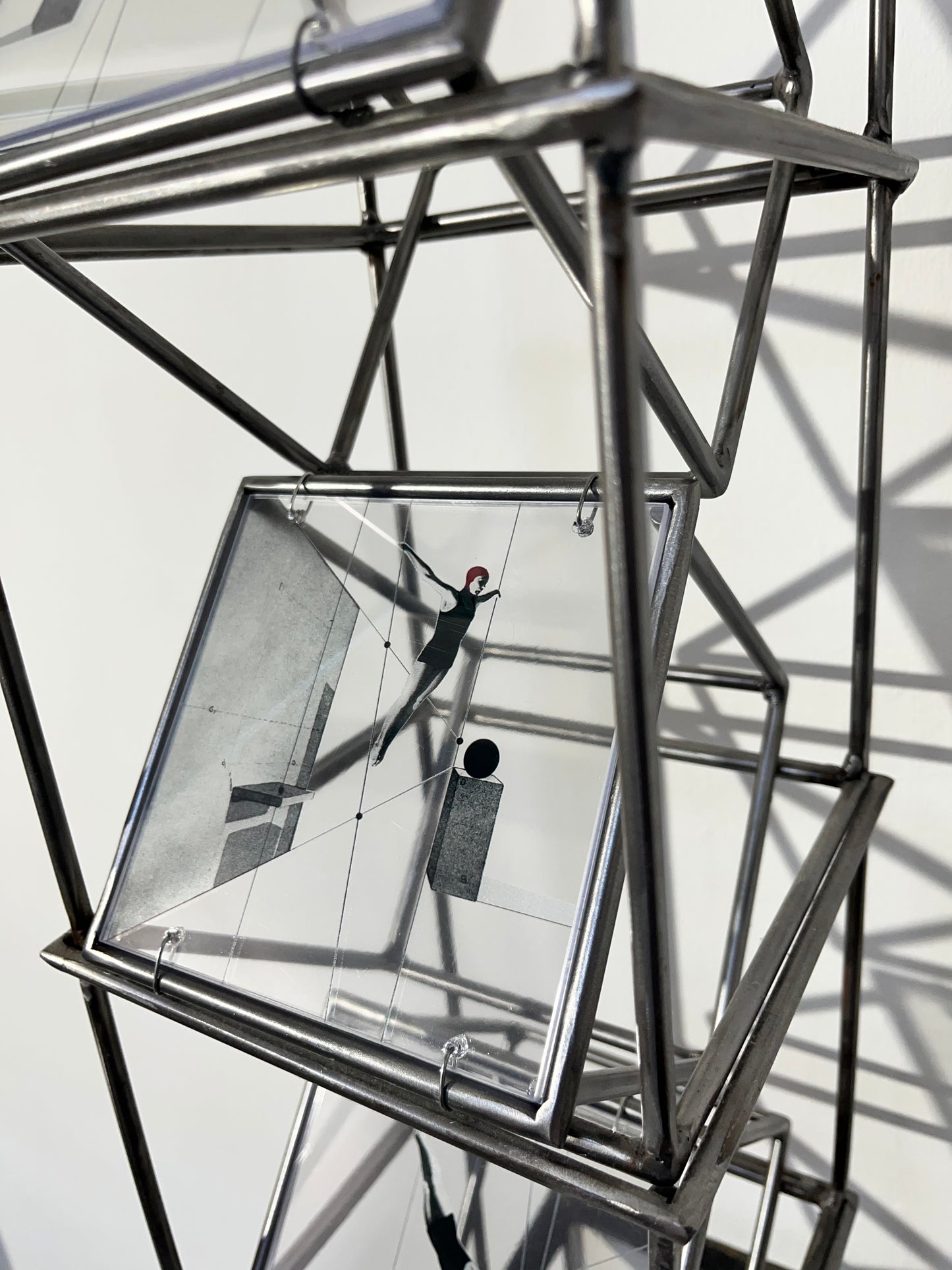 Geometry of a Flight - Tower Metal Sculpture
