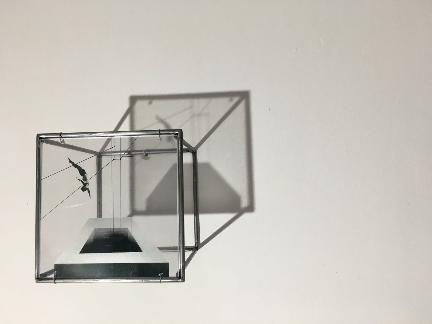 Perfect Recovery triptych, metal wall sculpture