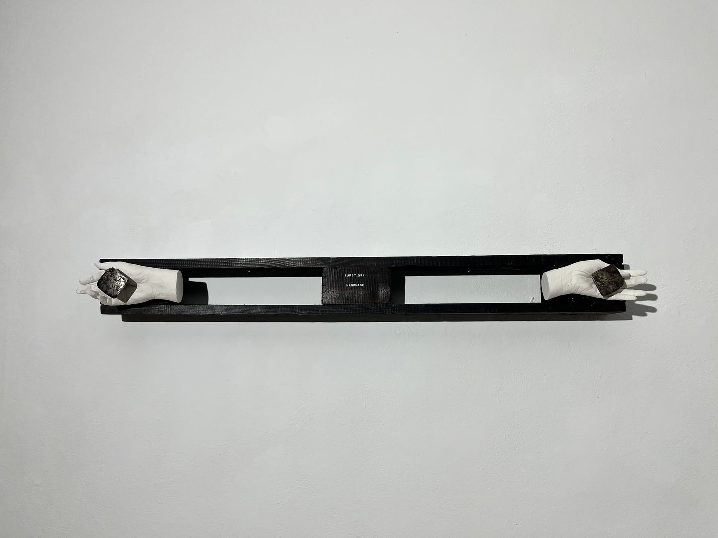 Furst_Ori Handmade: plaster and wood sculpture with antique forged nails