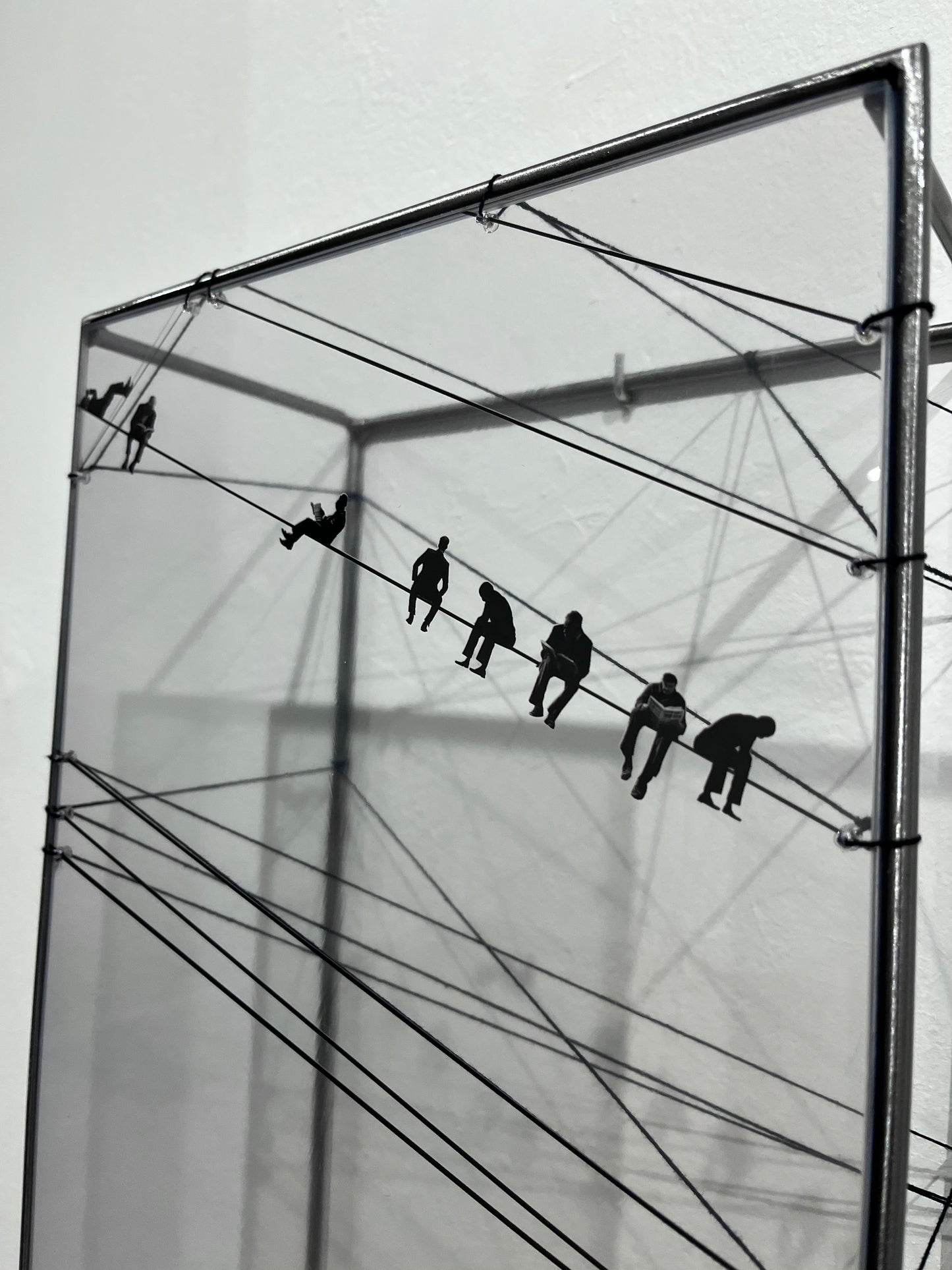 Free Like a Bird, diptych sculpture, dimensional wall art