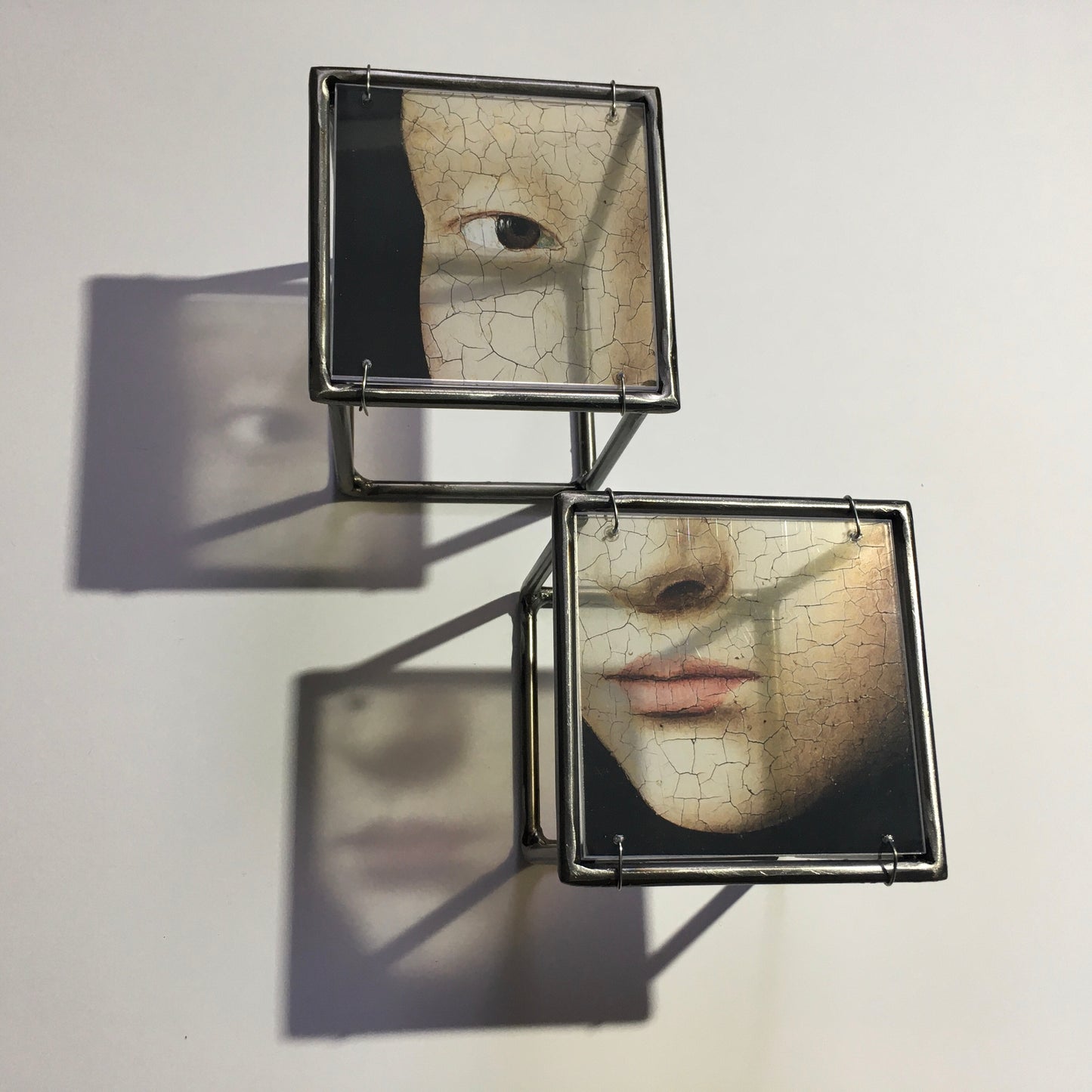 Face Wall Decor - set of two - right eye and lips