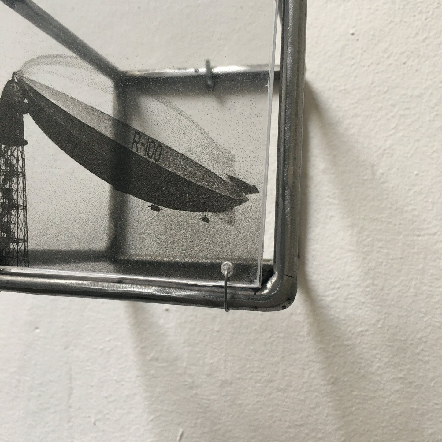 Airship wall decoration metal, elaborated print and plexiglass. Aviation, aesthetic art gift. - artandshadow