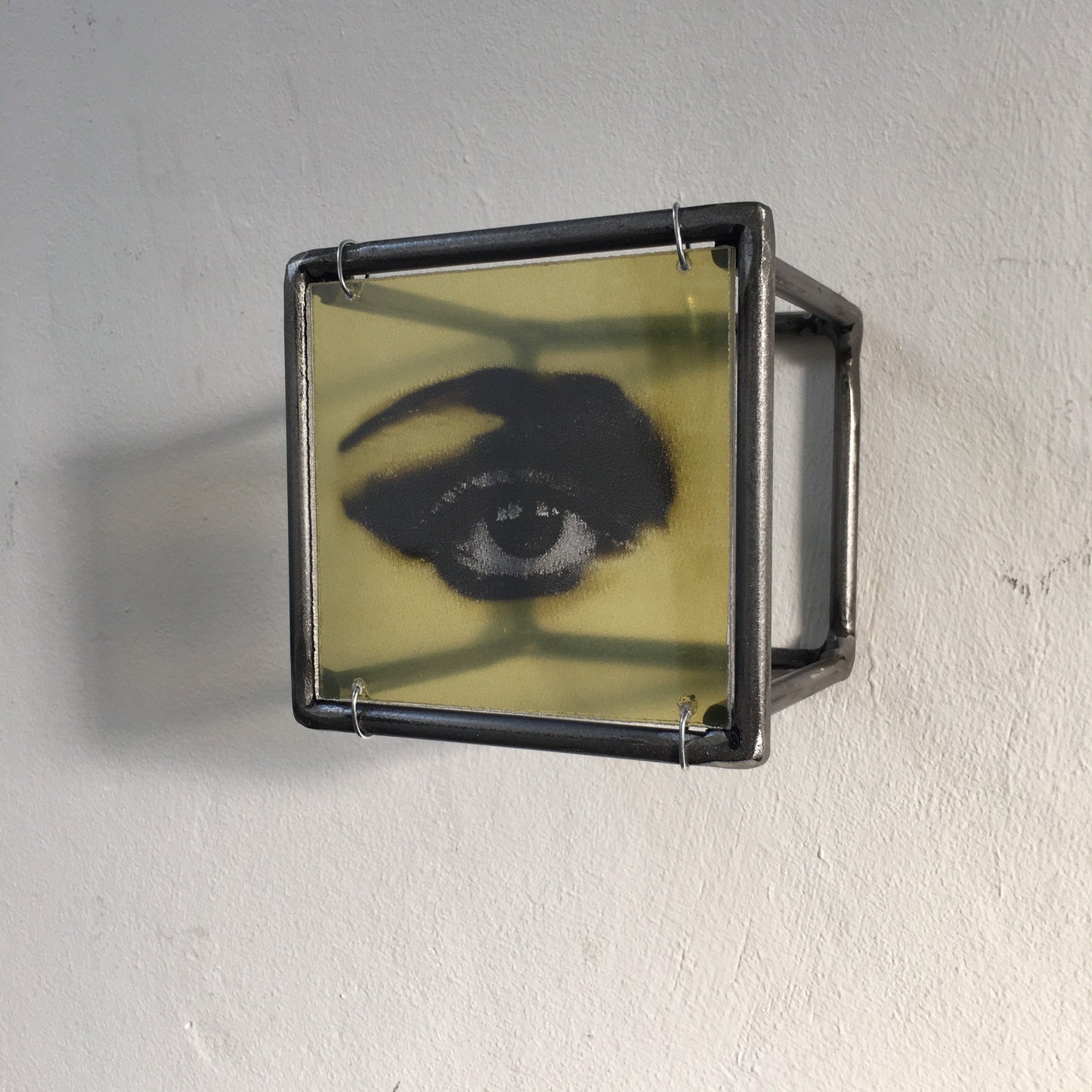 Pop art sculpture, wedding gift for the couple. New home gift, top desk, wall metal decor. - artandshadow