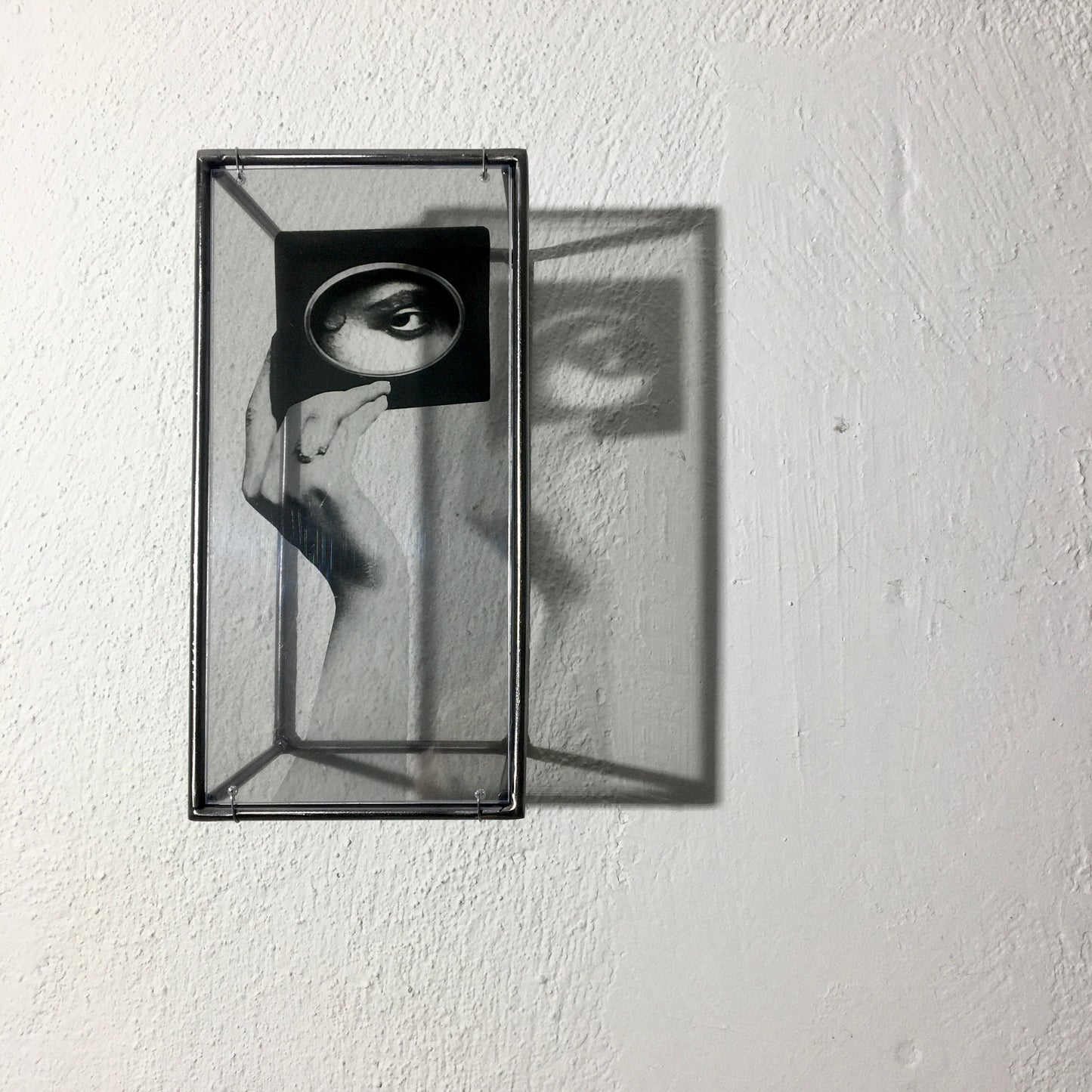 Surreal collage style interior art
