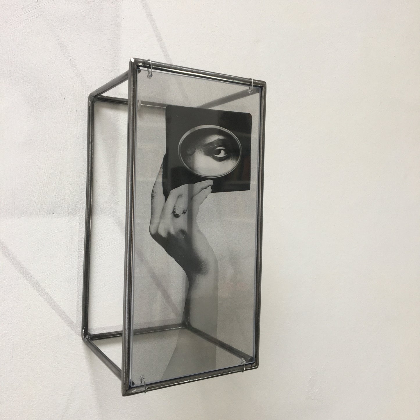 Surreal collage style interior art