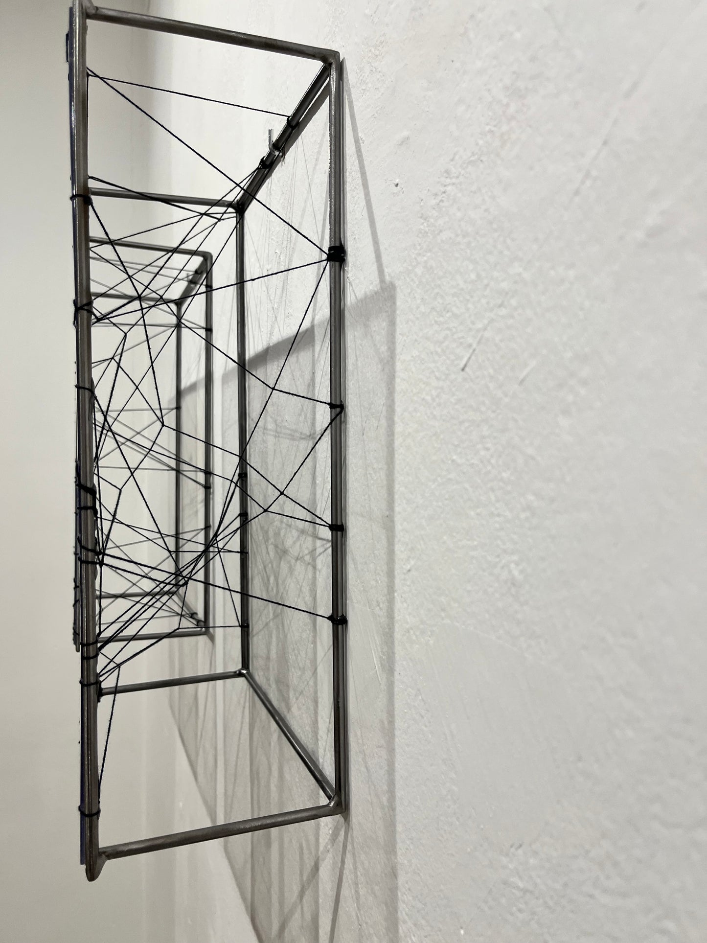 Numbered Limited Edition Wall Sculpture Free Like a Bird: Limited Edition Metal & String Art Diptych Artandshadow