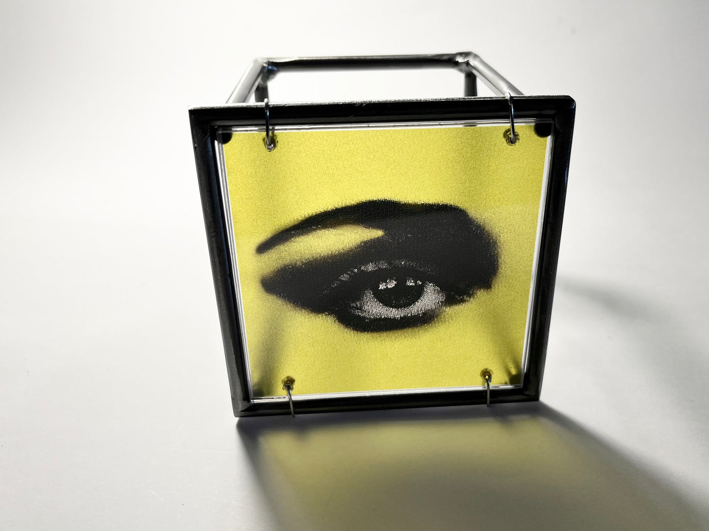 Modern Interior Metal Wall Art Sculpture Pop Art Lips Triptych — Three Colours, One Iconic Kiss Artandshadow
