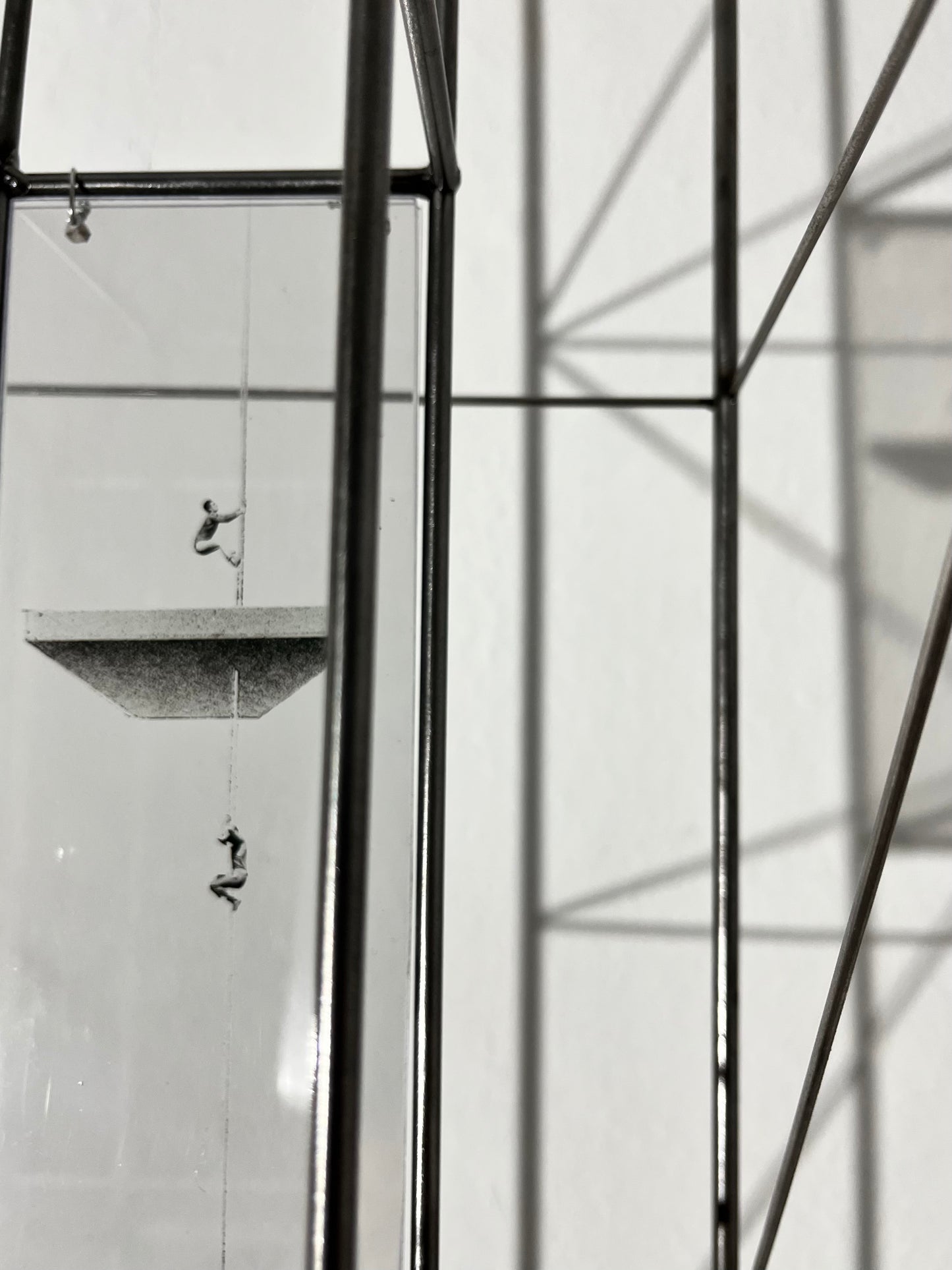 Original Fine Art Sculpture No Exit: A Unique 1-of-1 Architectural Shadow Narrative FURST_ORI