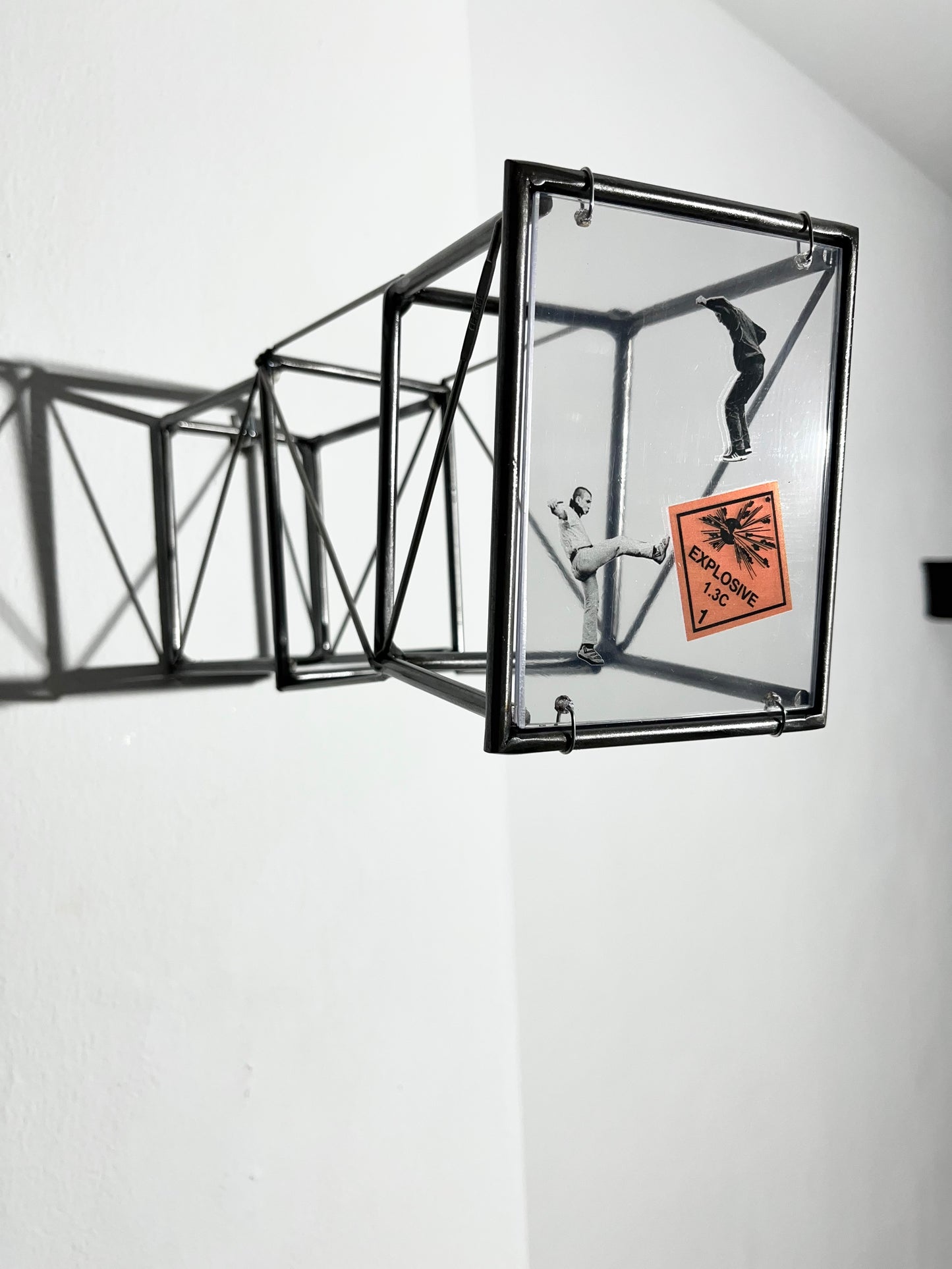 Numbered Limited Edition Wall Sculpture Social Explosion Sign: Limited Edition Light and Shadow Sculpture Artandshadow