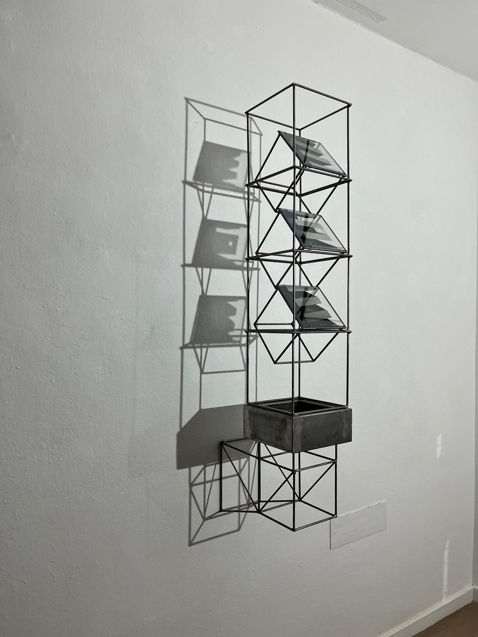 Numbered Limited Edition Wall Sculpture Brutalist Tower – Limited Edition Shadow Sculpture by Furst_Ori Artandshadow