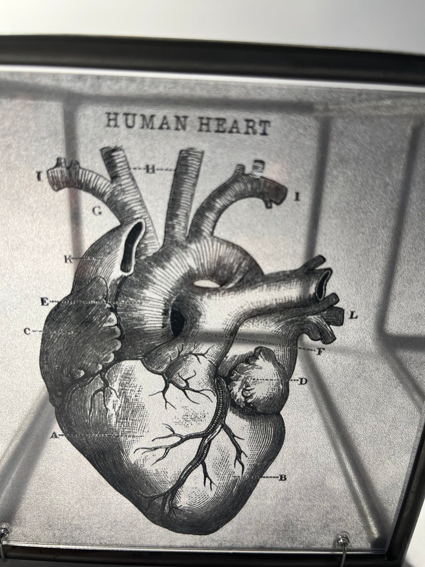 Modern Interior Metal Wall Art Sculpture Thinking of You with All My Heart: Sculpture Diptych Artandshadow