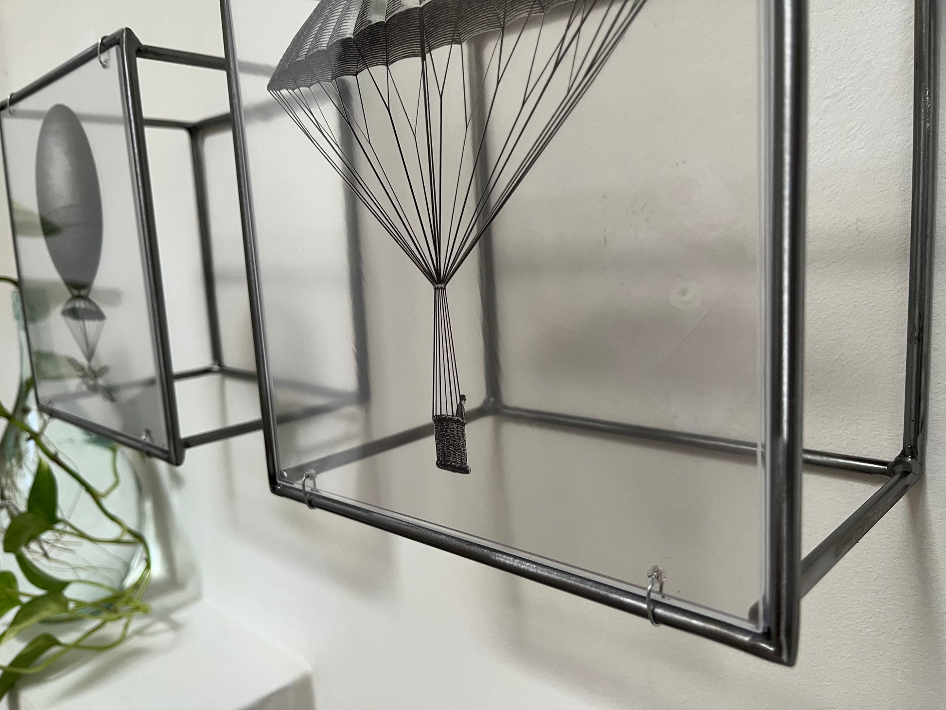 Modern Interior Metal Wall Art Sculpture Aviation Metal Wall Sculpture Set – Handmade Industrial Art by ArtandShadow Artandshadow