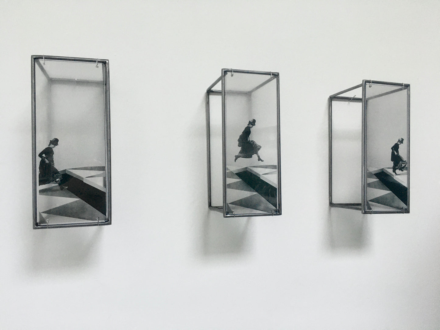 Avoiding the Void, triptych sculpture