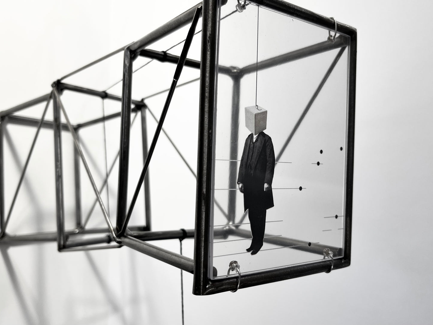 Sedimented Thought - Pendulum, Metal Wall Sculpture in Limited Serie