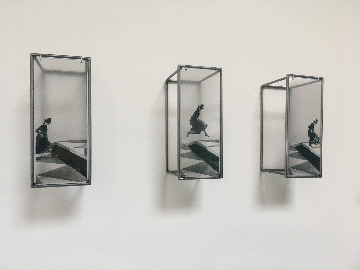 Avoiding the Void, triptych sculpture