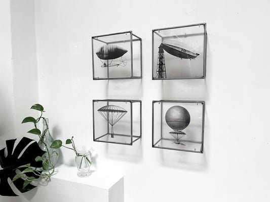 Modern Interior Metal Wall Art Sculpture Aviation Metal Wall Sculpture Set – Handmade Industrial Art by ArtandShadow Artandshadow
