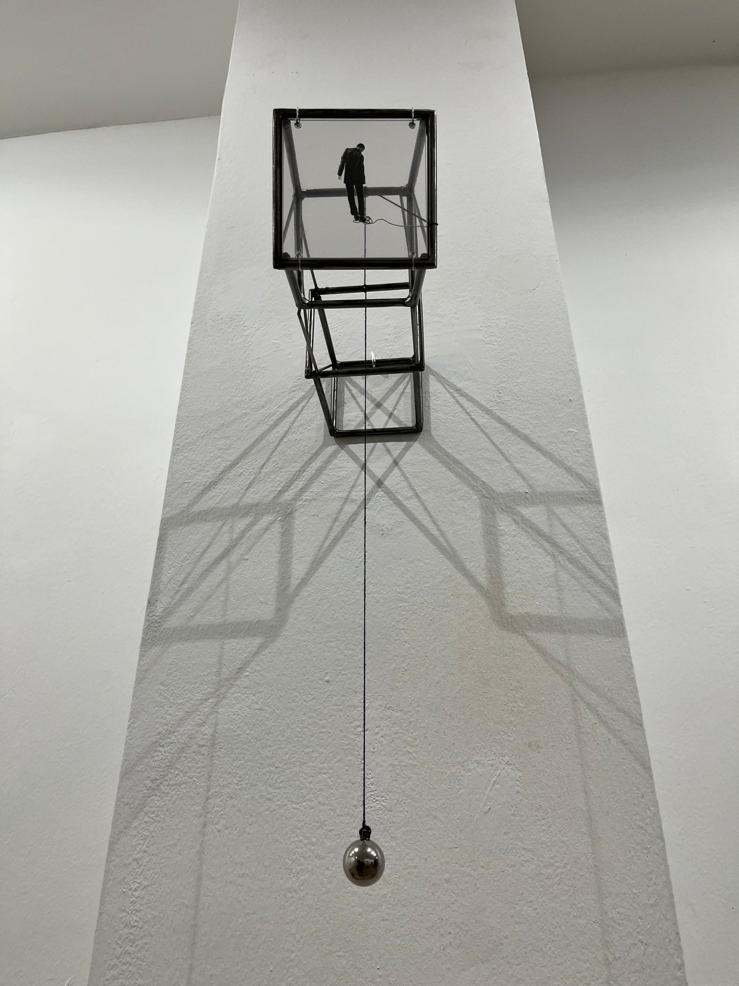 Numbered Limited Edition Wall Sculpture Hanging by a Thread: Limited Edition Kinetic Shadow Sculpture Artandshadow