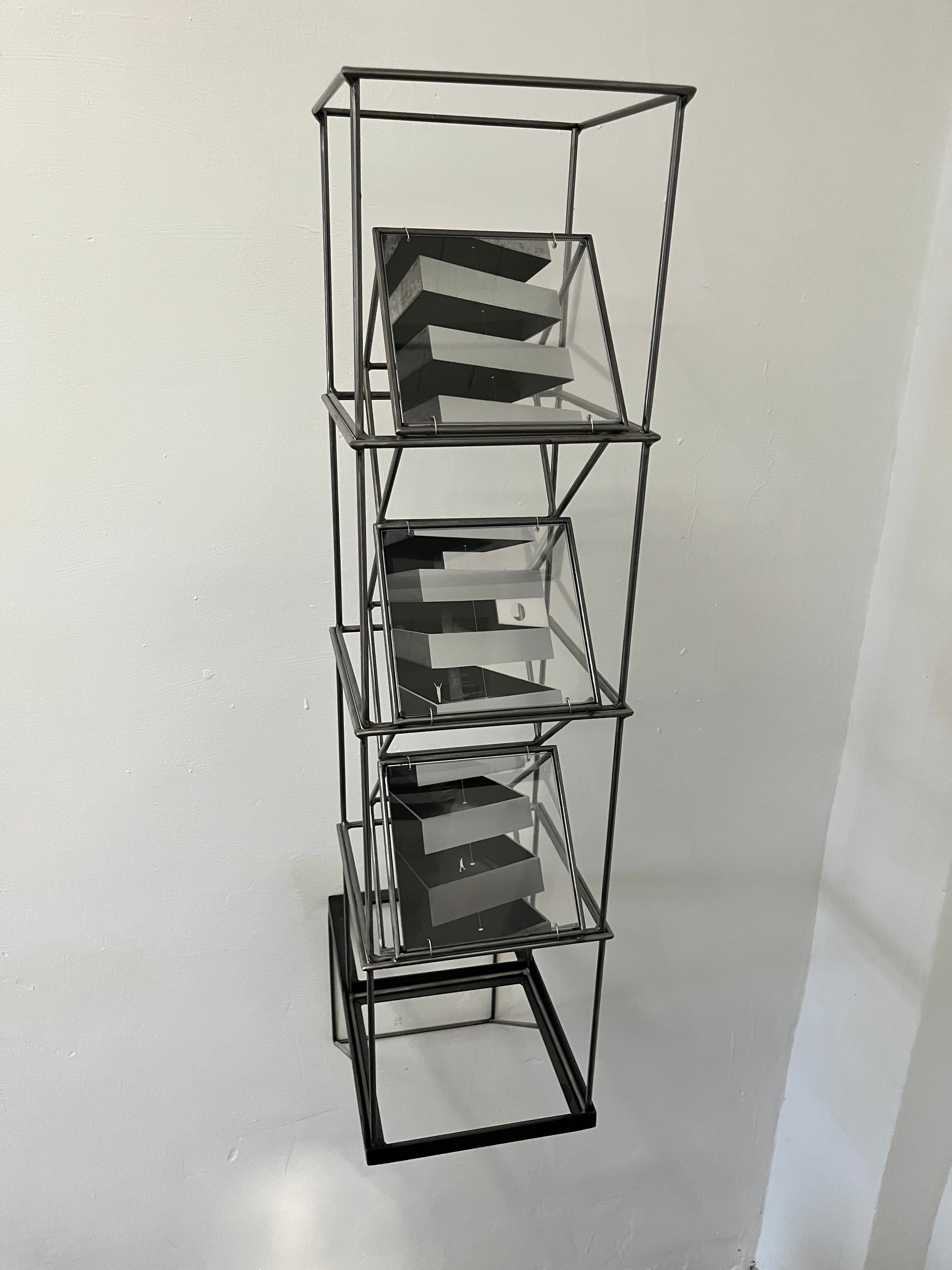 Numbered Limited Edition Wall Sculpture Brutalist Tower – Limited Edition Shadow Sculpture by Furst_Ori Artandshadow