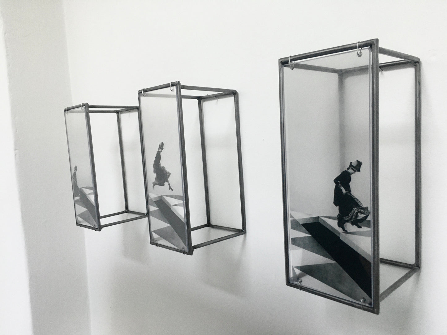 Avoiding the Void, triptych sculpture