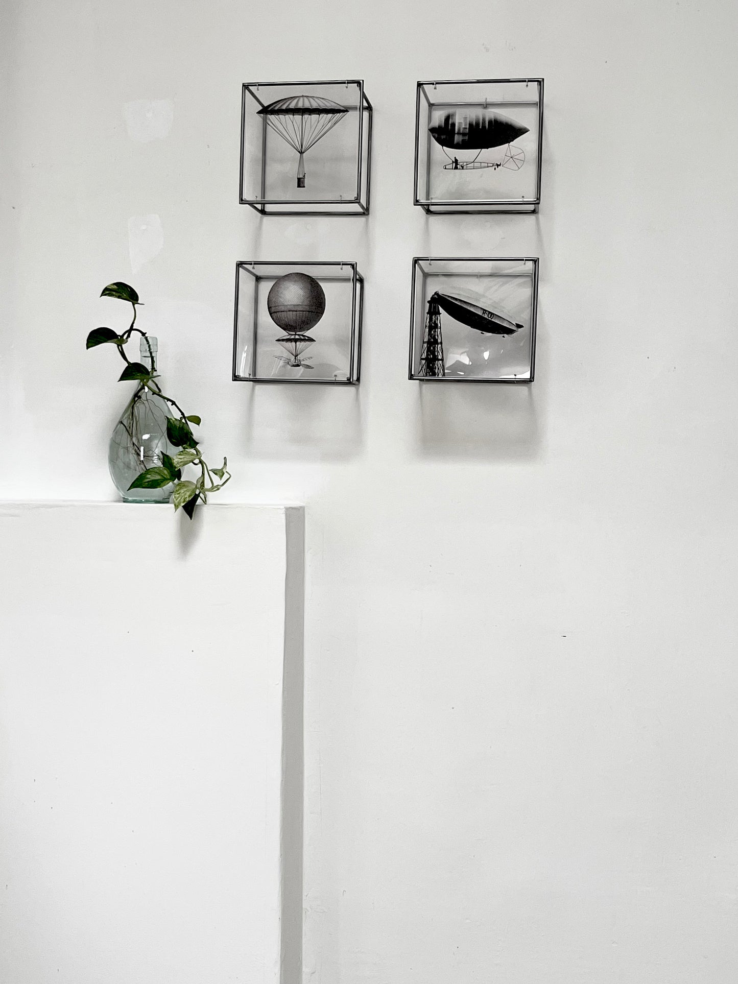 Modern Interior Metal Wall Art Sculpture Aviation Metal Wall Sculpture Set – Handmade Industrial Art by ArtandShadow Artandshadow