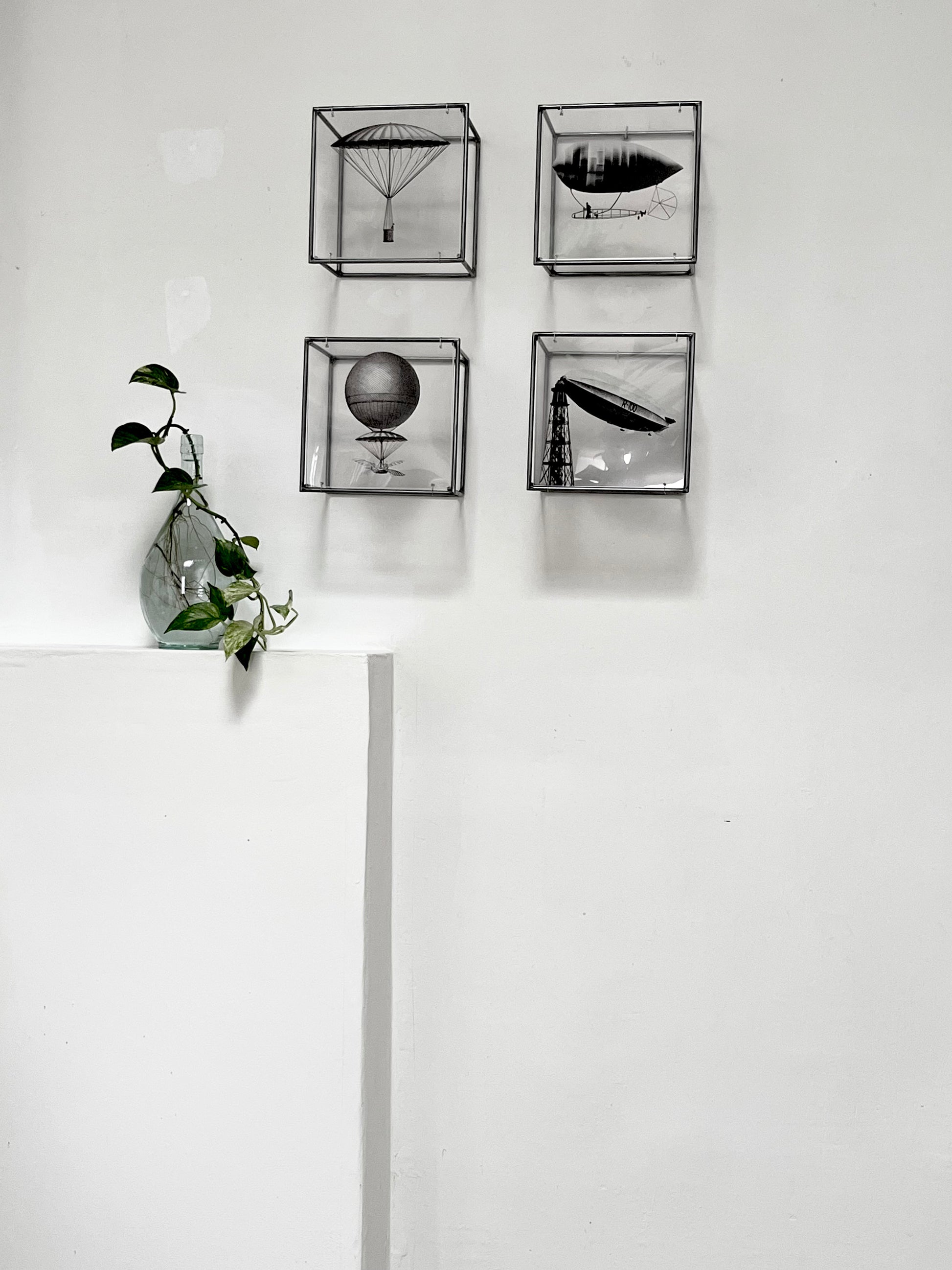 Modern Interior Metal Wall Art Sculpture Aviation Metal Wall Sculpture Set – Handmade Industrial Art by ArtandShadow Artandshadow