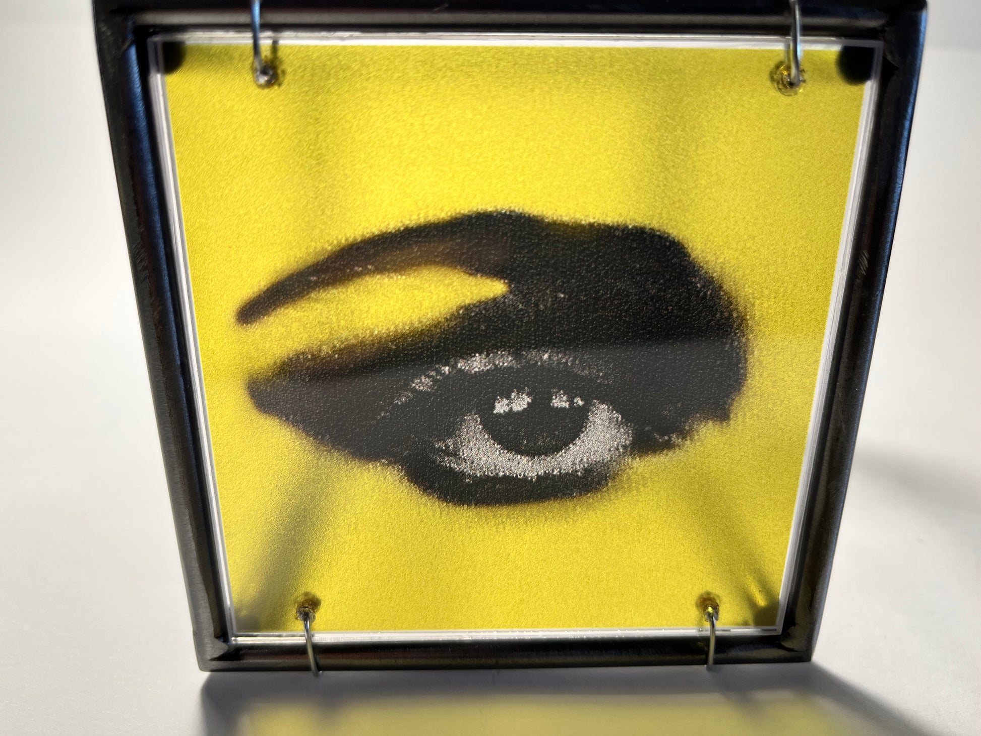 Modern Interior Metal Wall Art Sculpture Pop Art Lips Triptych — Three Colours, One Iconic Kiss Artandshadow