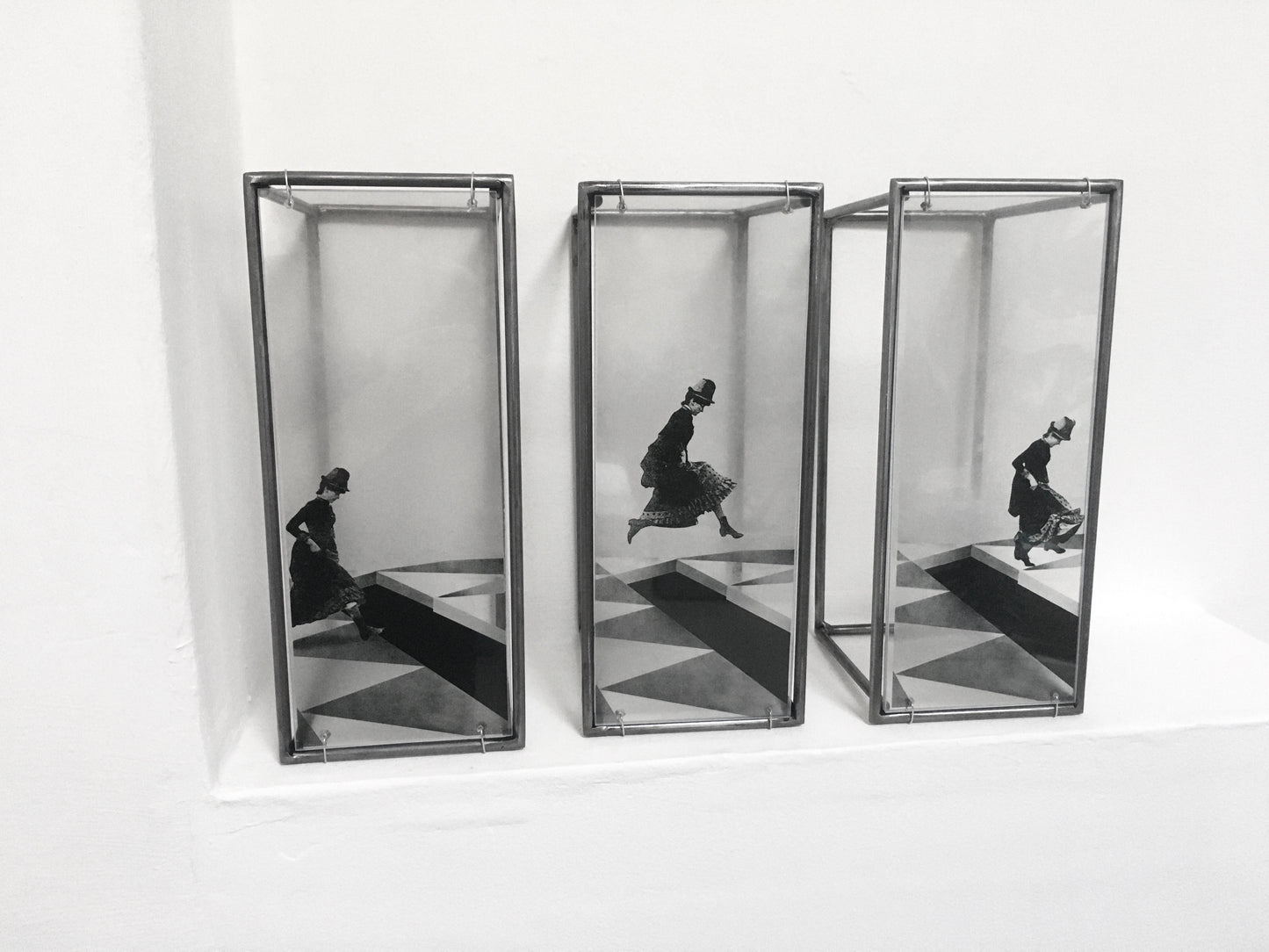 Avoiding the Void, triptych sculpture