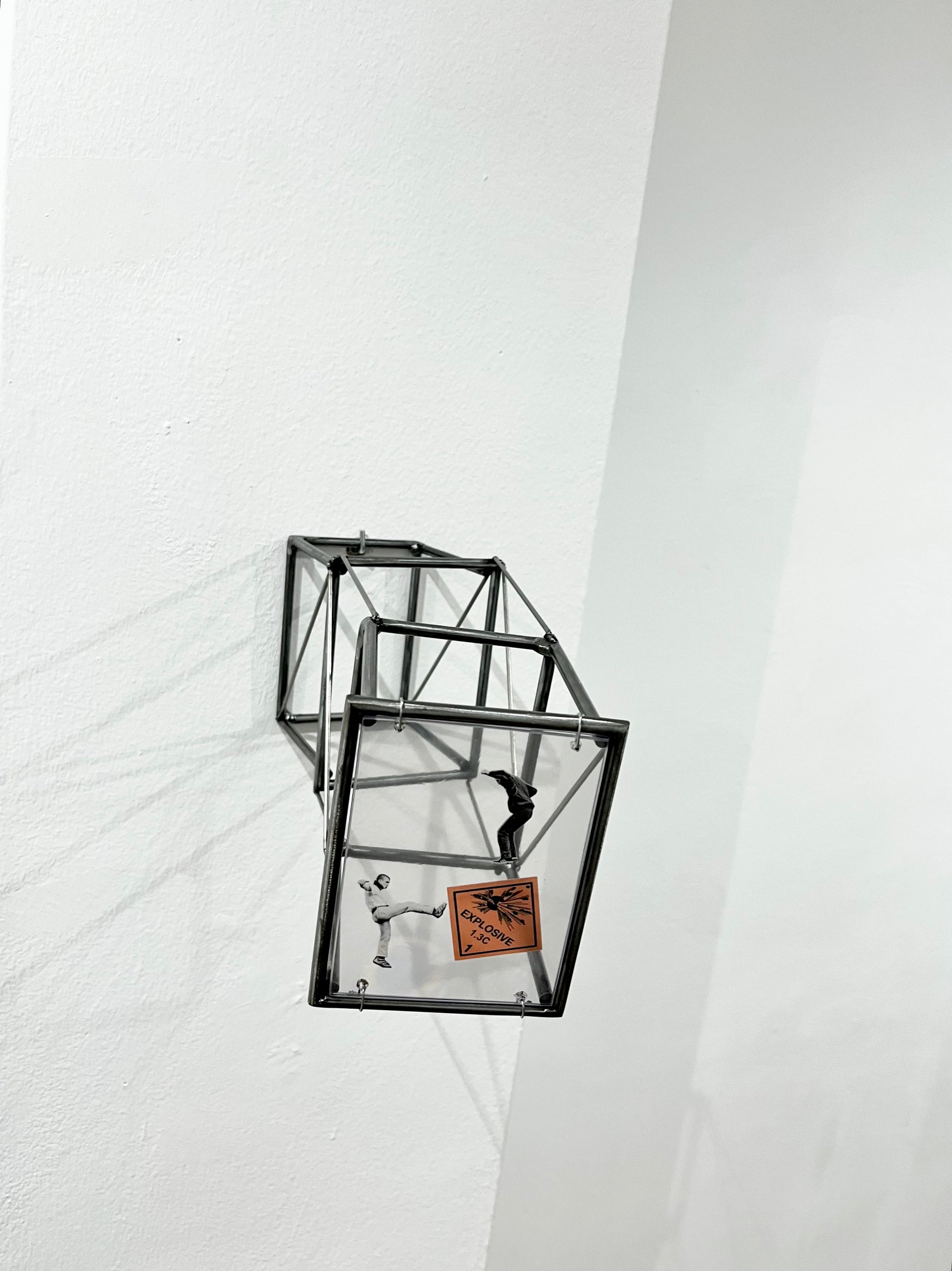 Numbered Limited Edition Wall Sculpture Social Explosion Sign: Limited Edition Light and Shadow Sculpture Artandshadow
