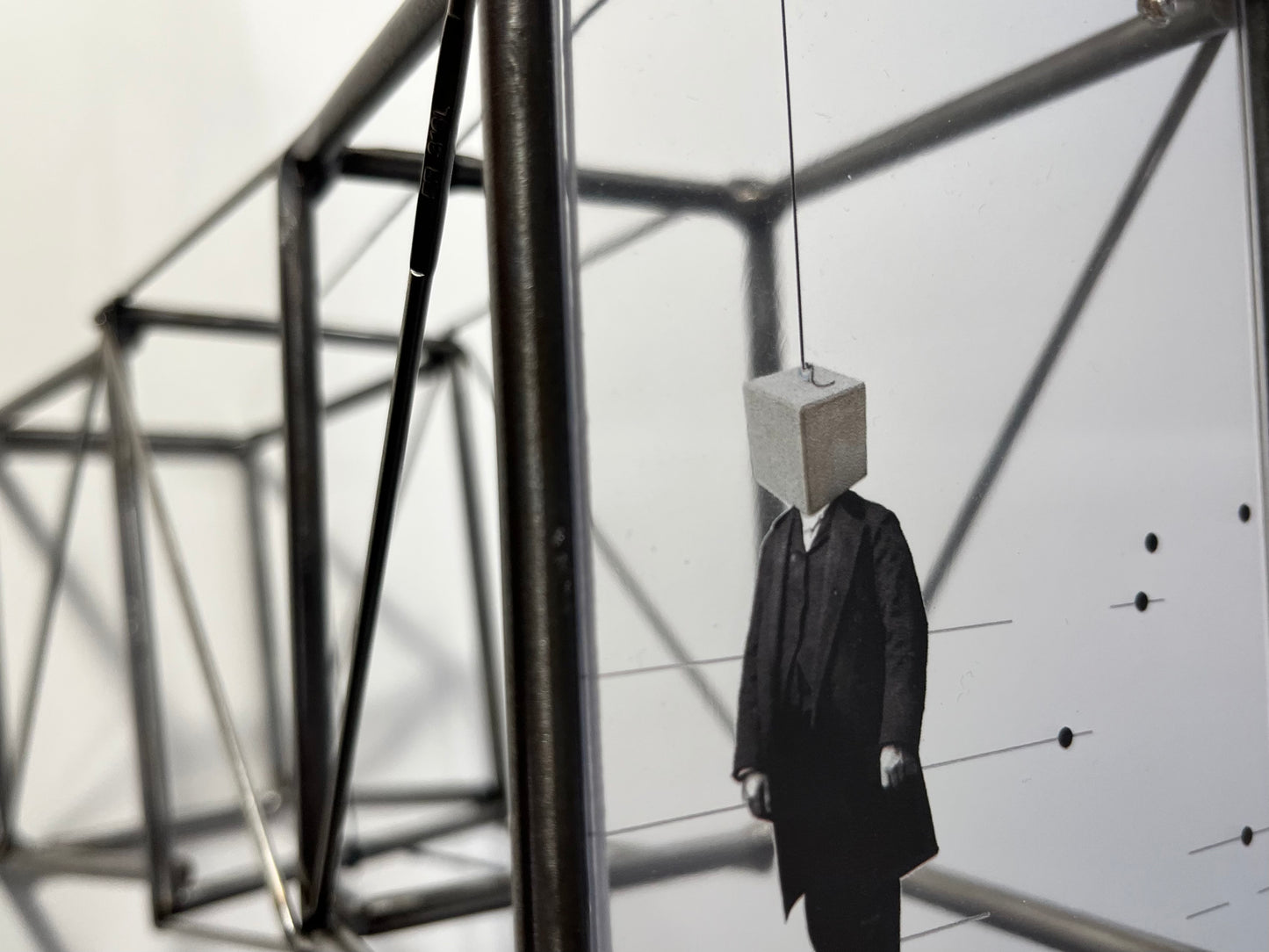 Sedimented Thought - Pendulum, Metal Wall Sculpture in Limited Serie