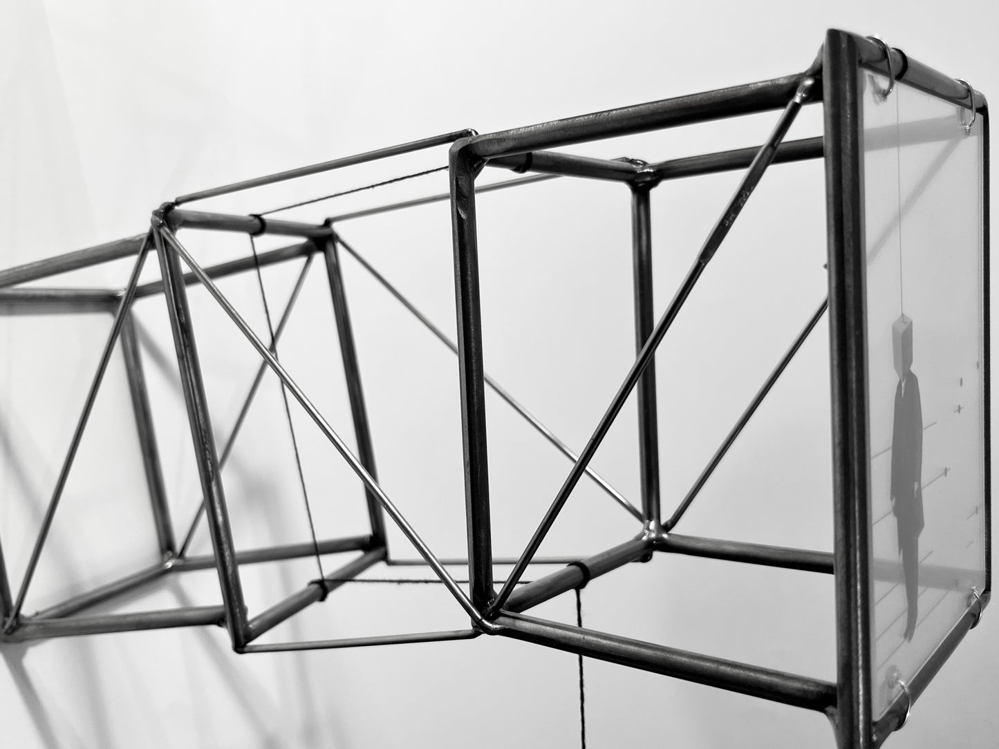 Sedimented Thought - Pendulum, Metal Wall Sculpture in Limited Serie