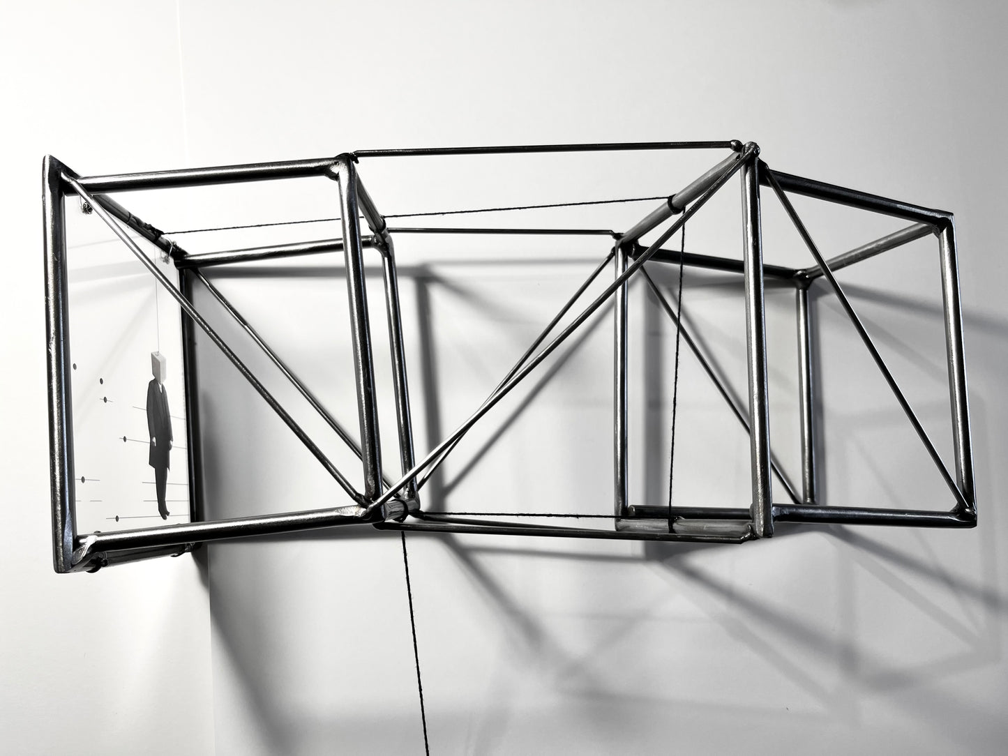 Sedimented Thought - Pendulum, Metal Wall Sculpture in Limited Serie