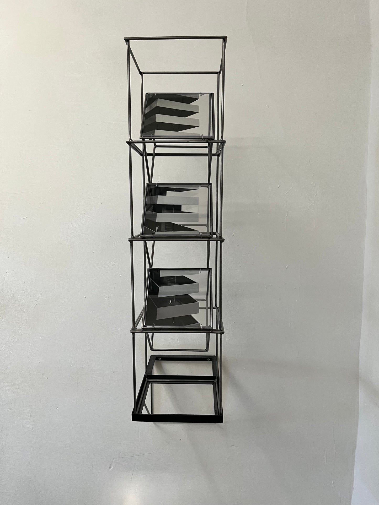 Numbered Limited Edition Wall Sculpture Brutalist Tower – Limited Edition Shadow Sculpture by Furst_Ori Artandshadow