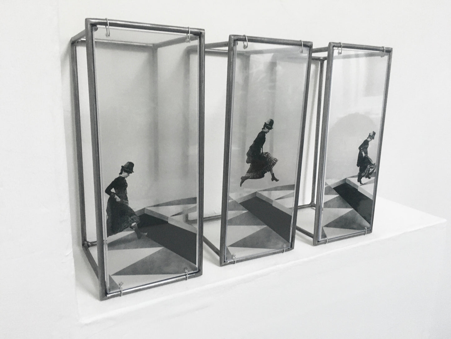 Avoiding the Void, triptych sculpture