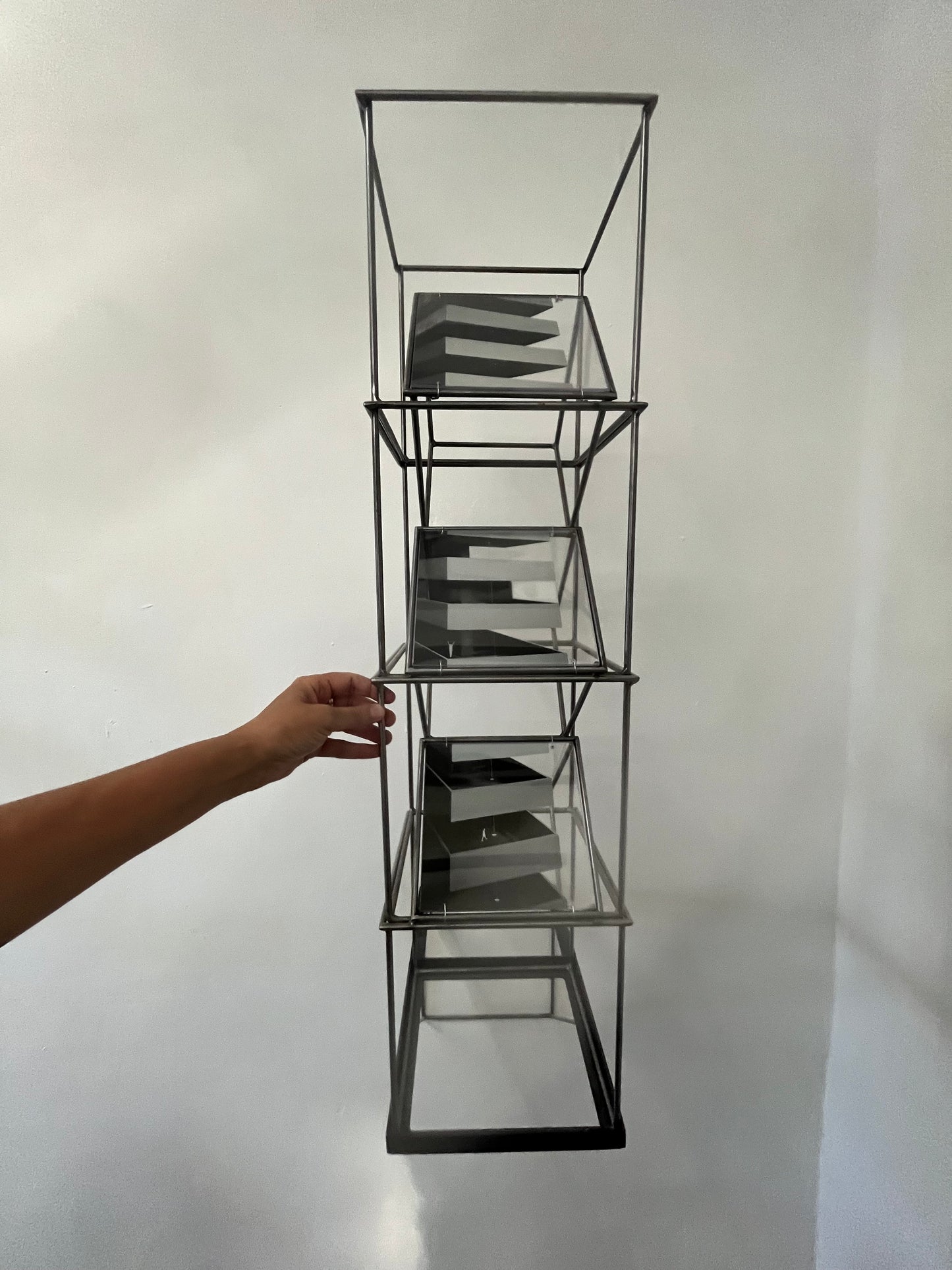 Numbered Limited Edition Wall Sculpture Brutalist Tower – Limited Edition Shadow Sculpture by Furst_Ori Artandshadow