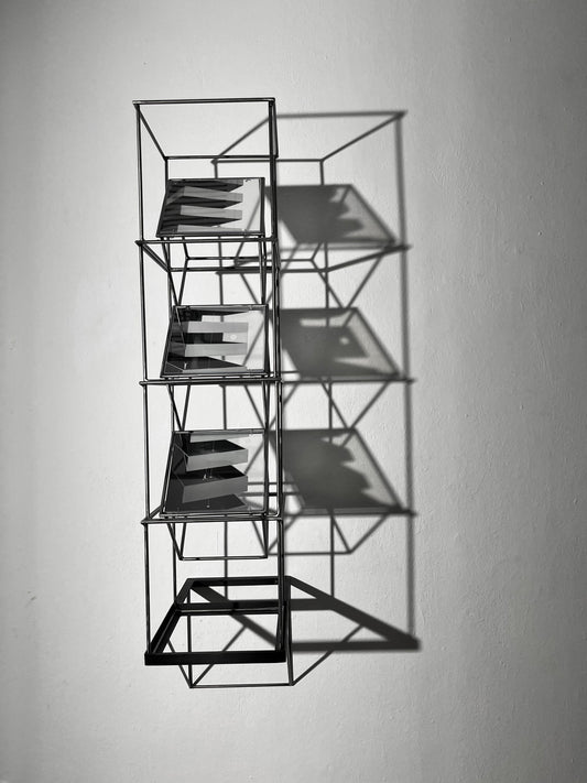Numbered Limited Edition Wall Sculpture Brutalist Tower – Limited Edition Shadow Sculpture by Furst_Ori Artandshadow