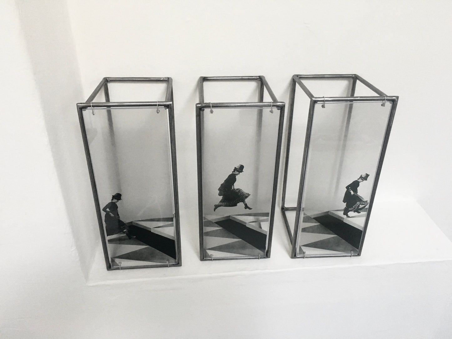 Avoiding the Void, triptych sculpture