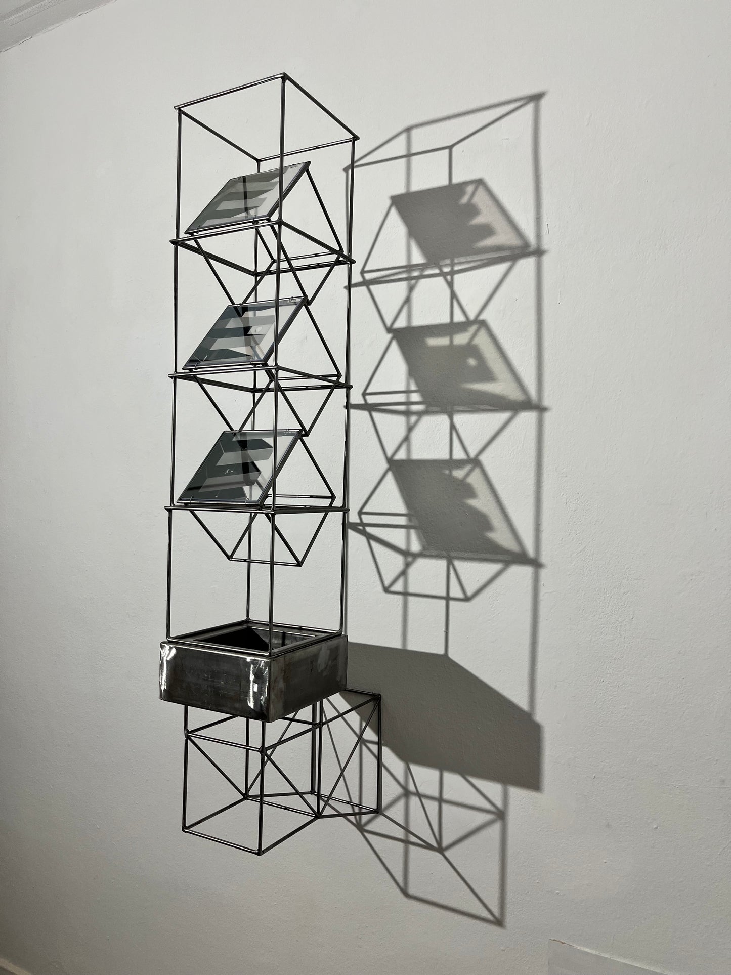 Numbered Limited Edition Wall Sculpture Brutalist Tower – Limited Edition Shadow Sculpture by Furst_Ori Artandshadow