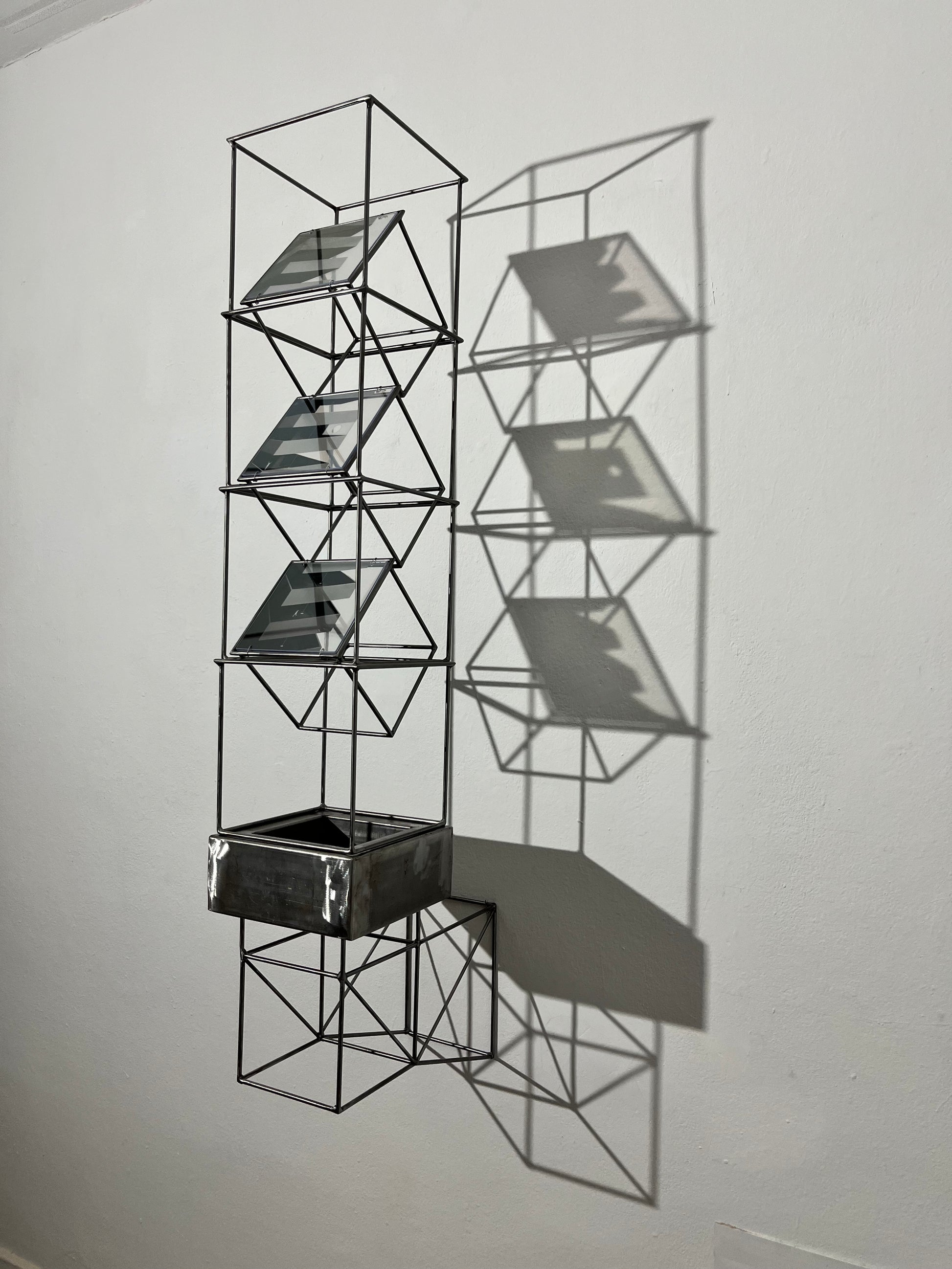 Numbered Limited Edition Wall Sculpture Brutalist Tower – Limited Edition Shadow Sculpture by Furst_Ori Artandshadow